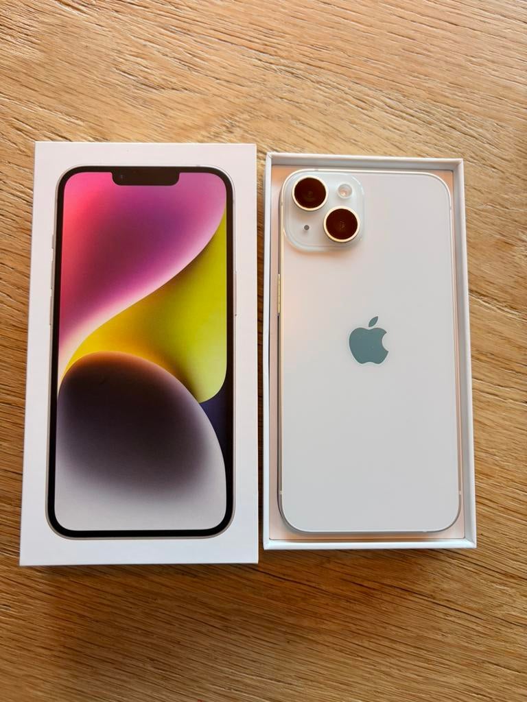 Iphone 14 wit 128gb in goede staat, Telecommunicatie, Mobiele telefoons | Apple iPhone, 256 GB, 83 %, Wit, Ophalen of Verzenden