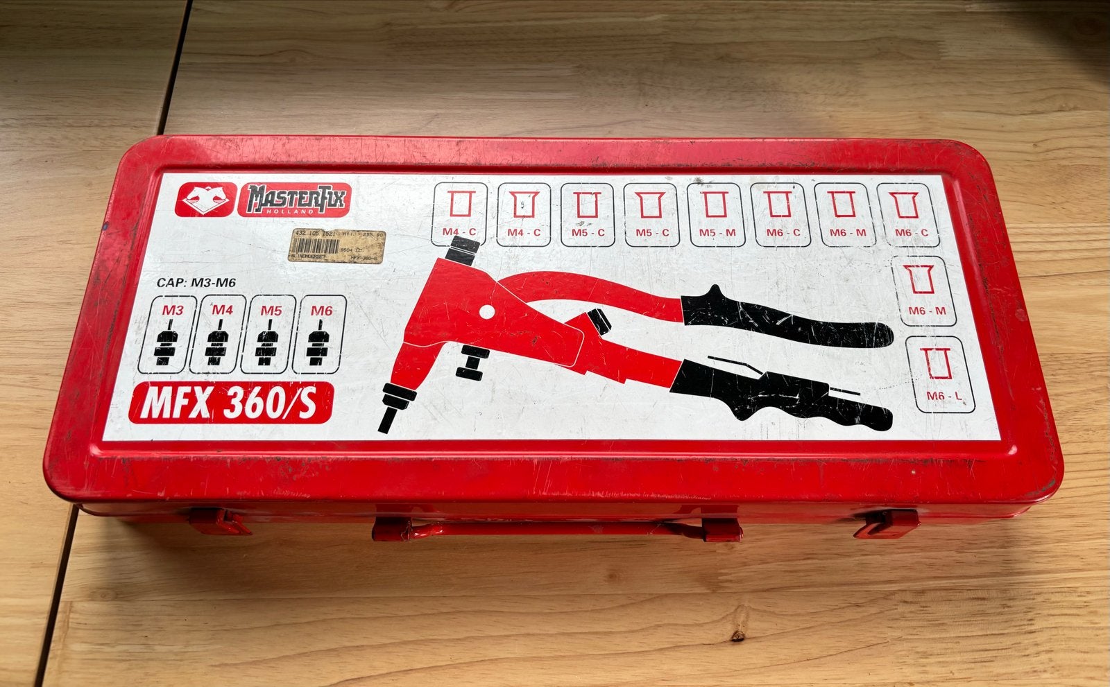 Masterfix MFX 360/S blindklinkmoertang set, Ophalen of Verzenden, Gebruikt, Overige typen, Overige merken