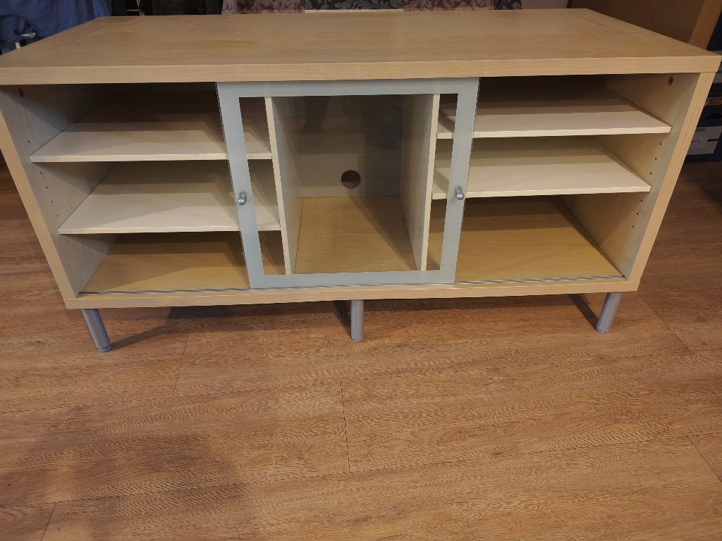 TV meubel IKEA, Ophalen, 100 tot 150 cm, Zo goed als nieuw, Minder dan 100 cm