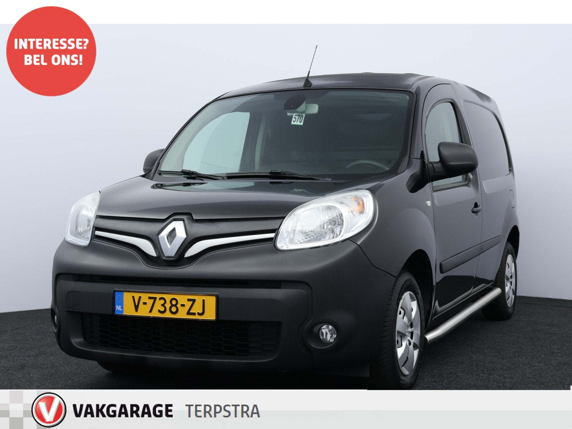 Renault Kangoo 1.5 dCi 90 Energy Comfort/ Side-Bars/ Zij-Sch, Auto's, Voorwielaandrijving, Stof, Gebruikt, 4 cilinders