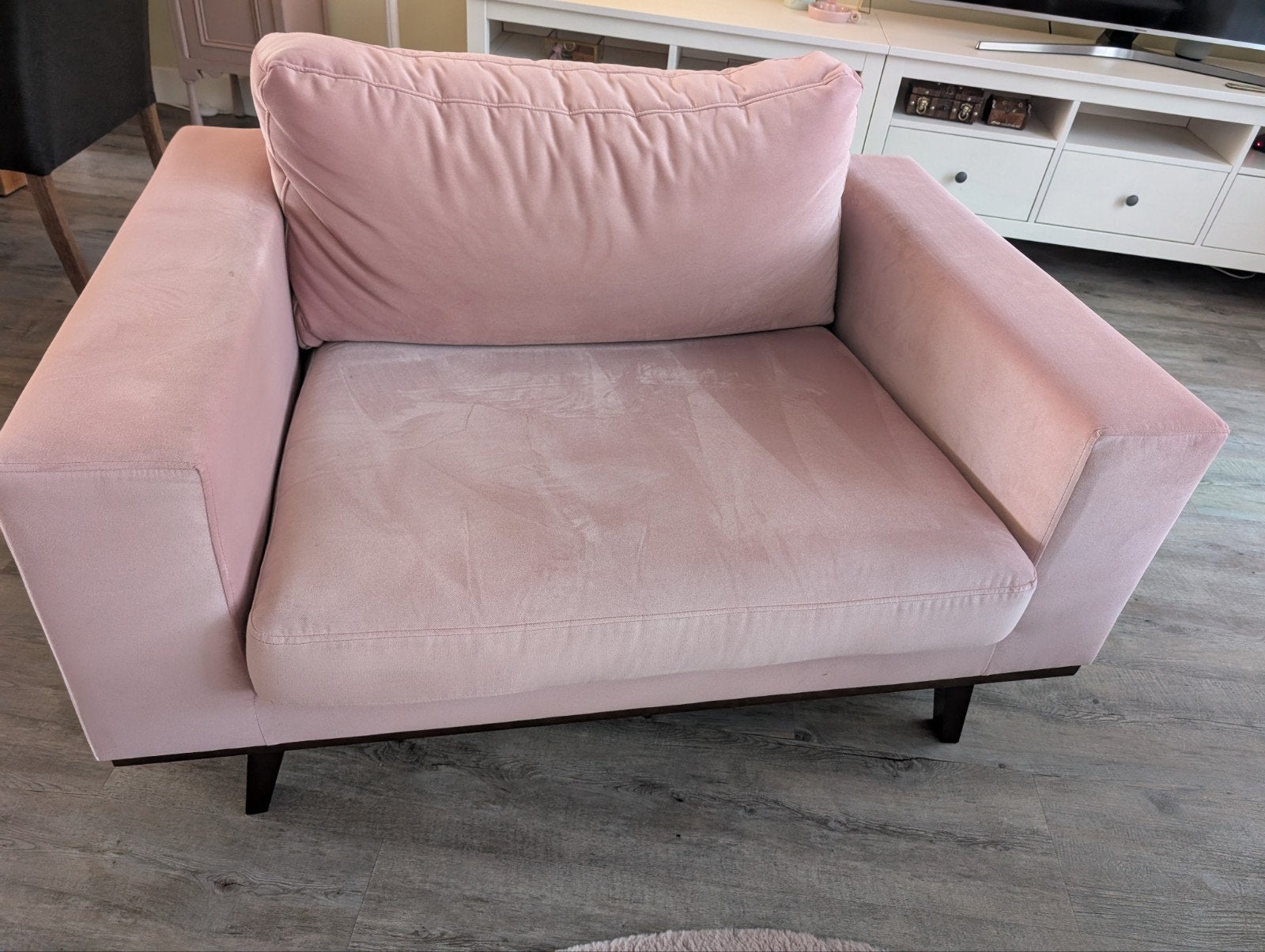 Roze stoel, Ophalen, Modern, Comfortabel, Gebruikt, Overige kleuren