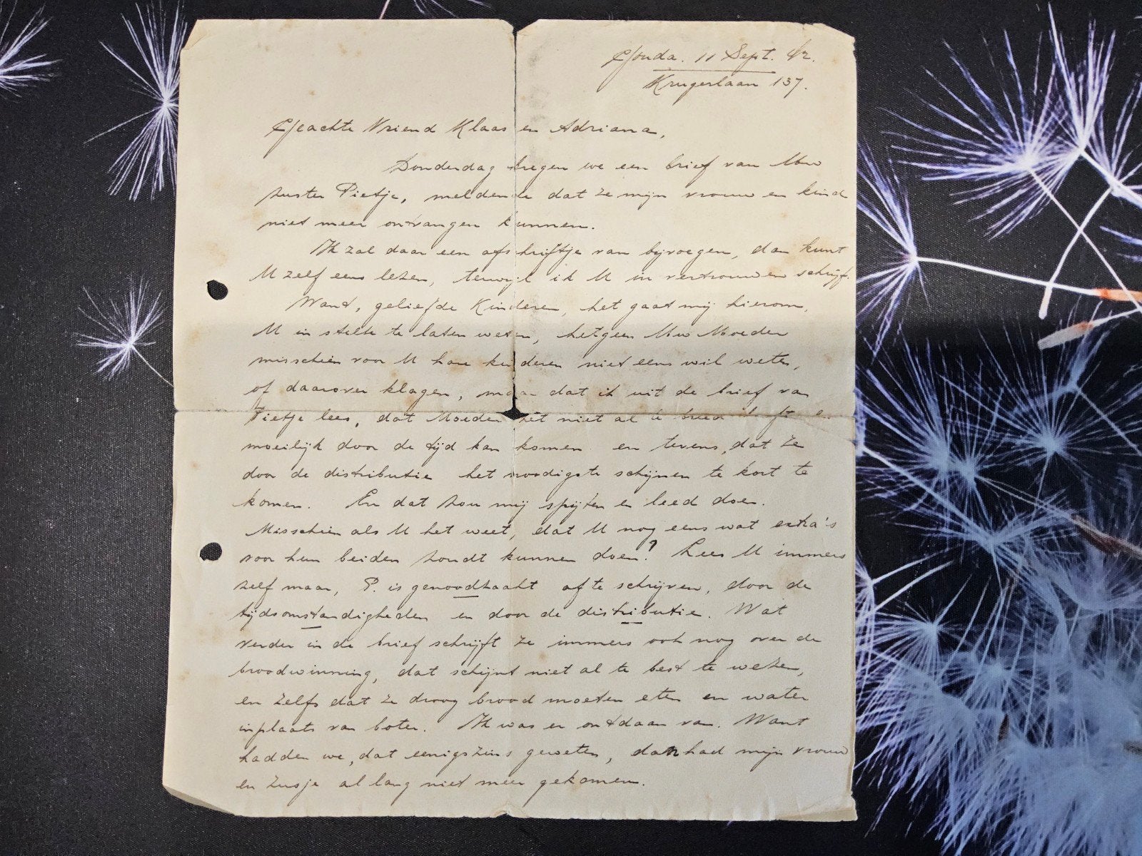 Brief van Ds. H.J. Grisnigt, Gelezen, Christendom | Protestants, Ophalen of Verzenden, H.J. Grisnigt
