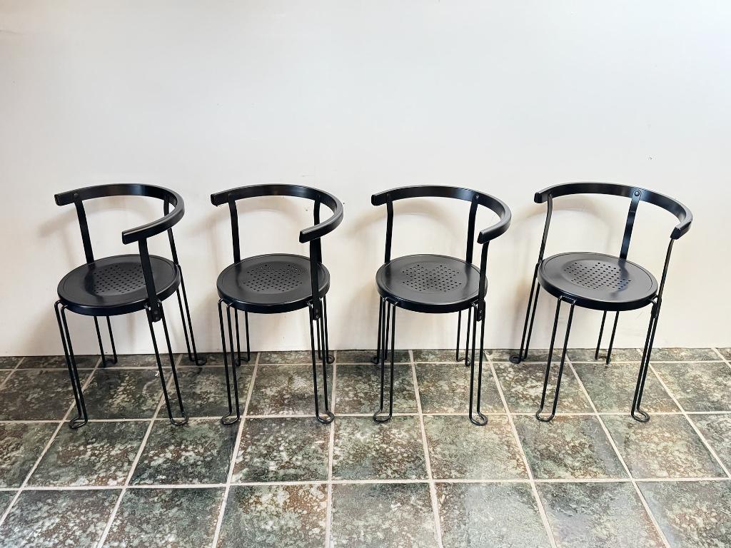 4x Börge Lindau Blä Station B6 design setprijs €600, Post modern Scandinavisch design, Zwart, Ophalen of Verzenden, Zo goed als nieuw