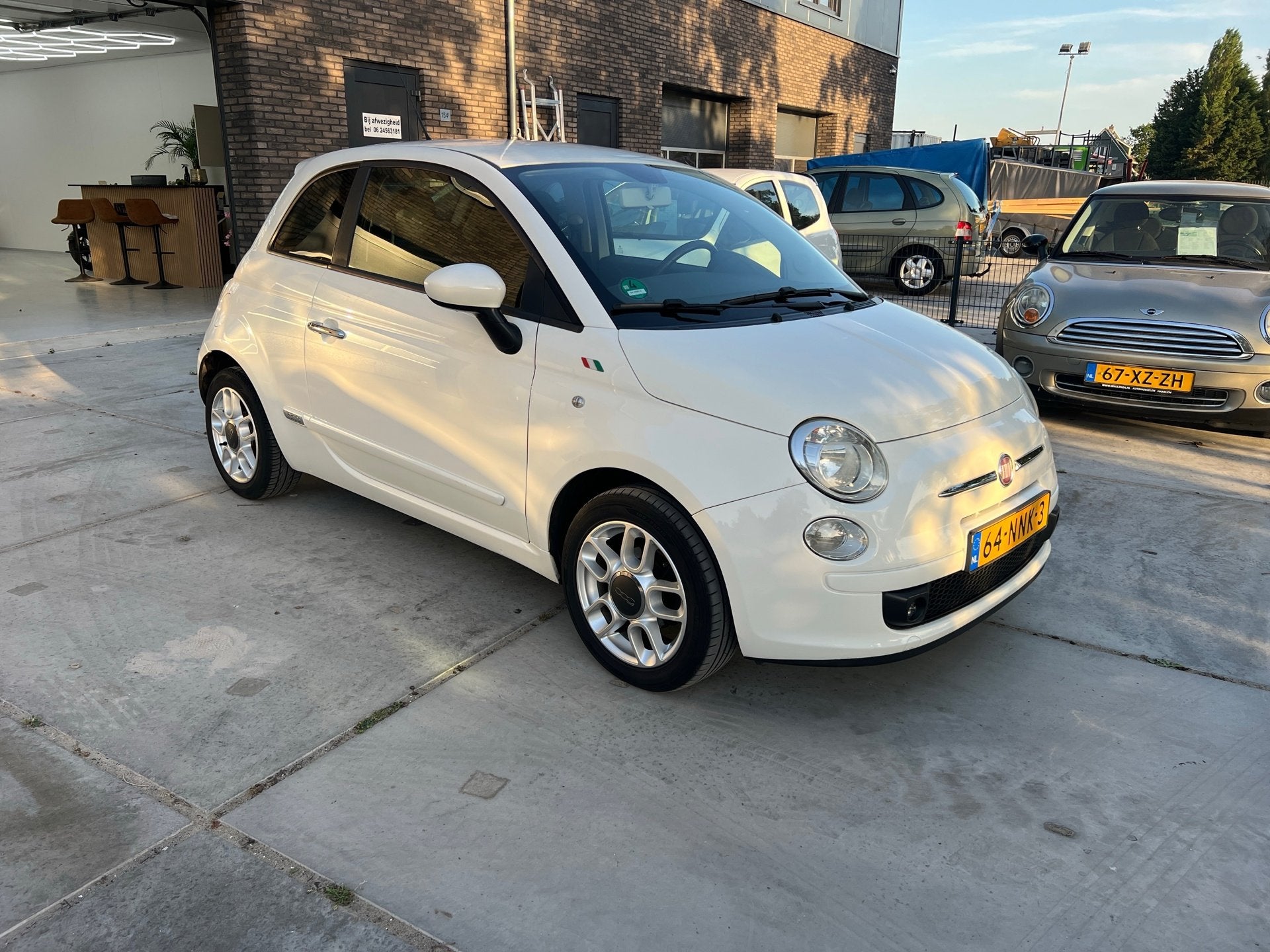 Fiat 500 1.2 Pop Airco/NW APK zeer nette auto, Dealer onderhouden, Gebruikt, 1242 cc, 4 cilinders