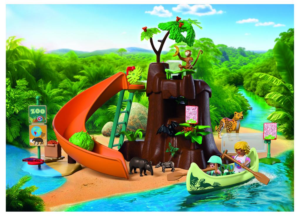 PLAYMOBIL 72071 Dierentiun: Jungle Avontuur 86 delig, Ophalen of Verzenden, Nieuw, Complete set