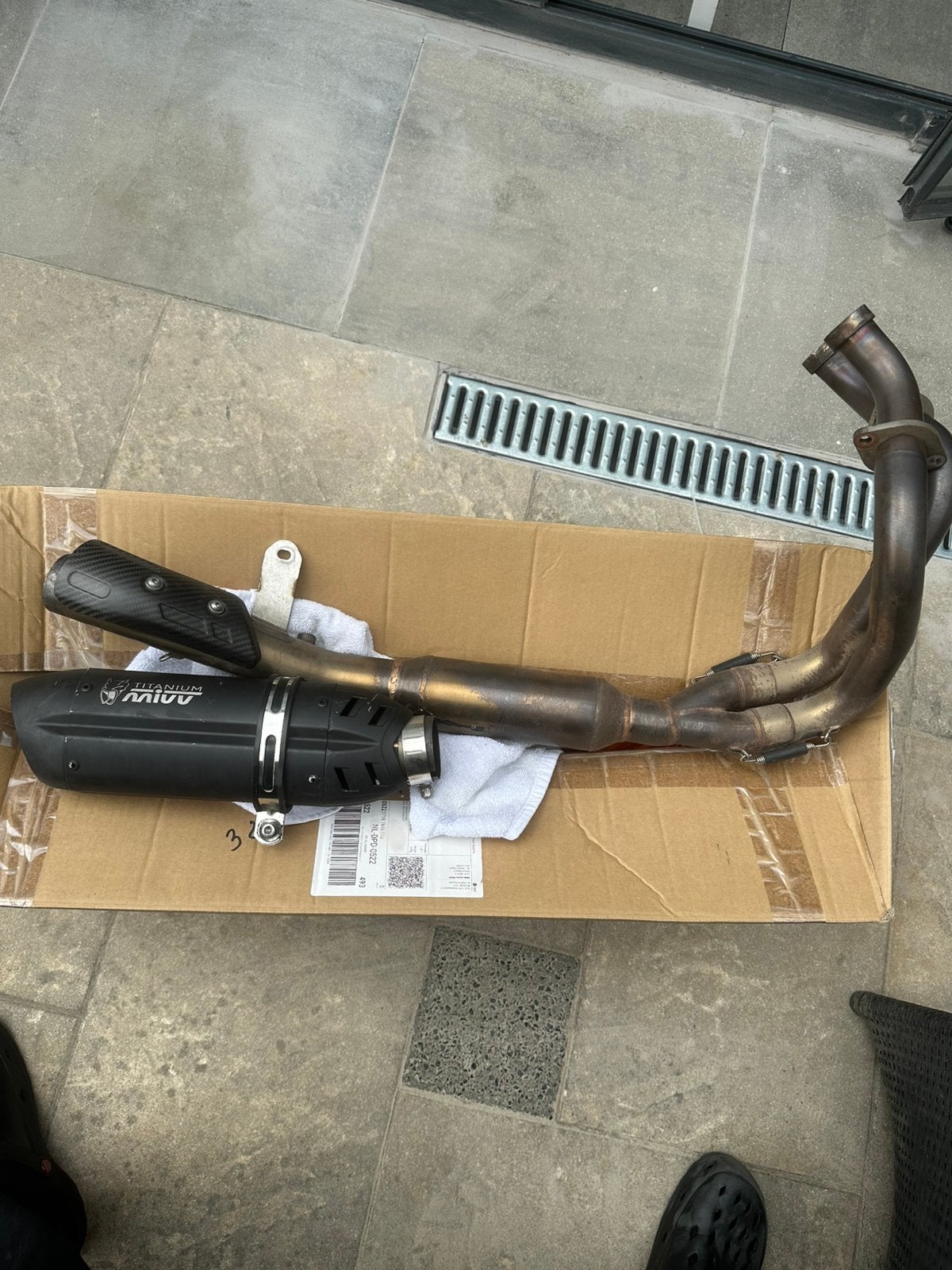 Kawasaki mivv replica voor 650 modellen, Ophalen of Verzenden, Zo goed als nieuw, Uitlaat