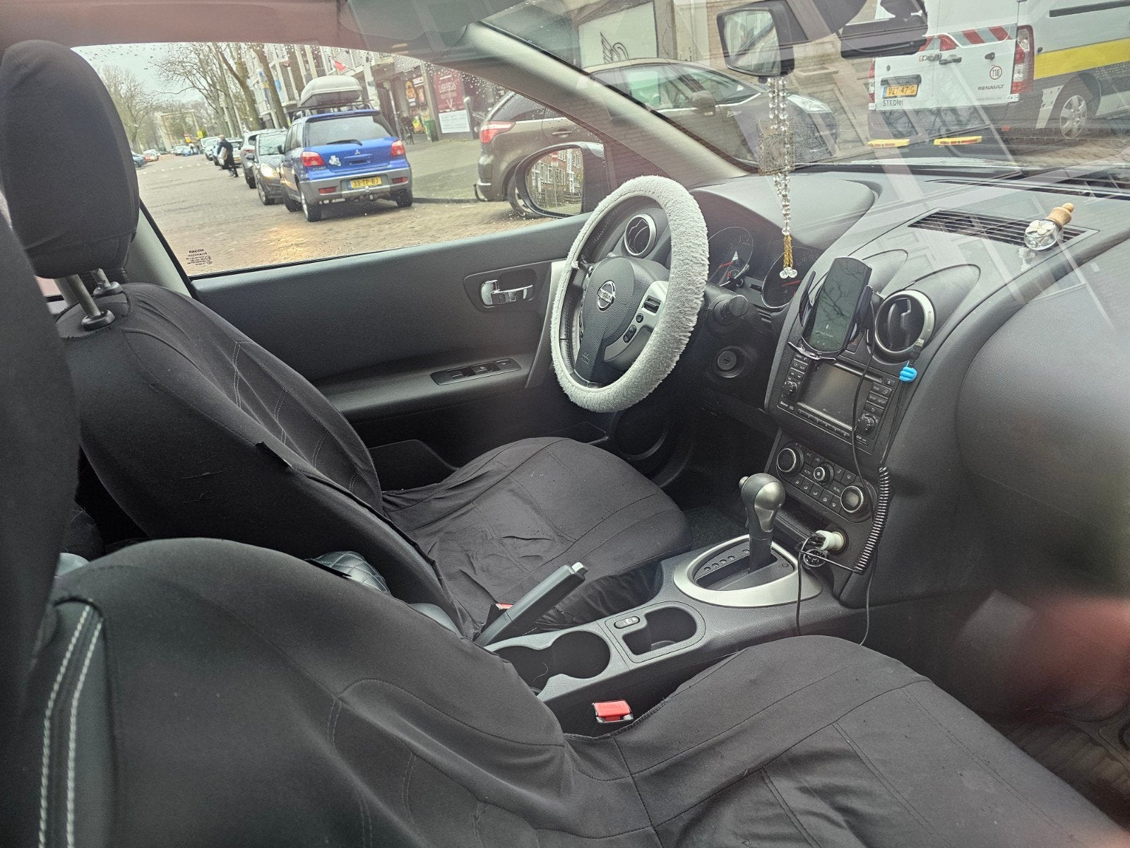 Nissan Qashqai 1.6 2WD CVT 2012 Grijs, Auto's, 4 cilinders, Origineel Nederlands, 1240 kg, Grijs