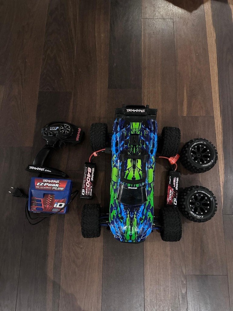 Traxxas Stampede VXL 4x4 RC auto met extra's, Hobby en Vrije tijd, Gebruikt, Auto offroad, RTR (Ready to Run), Overige schalen