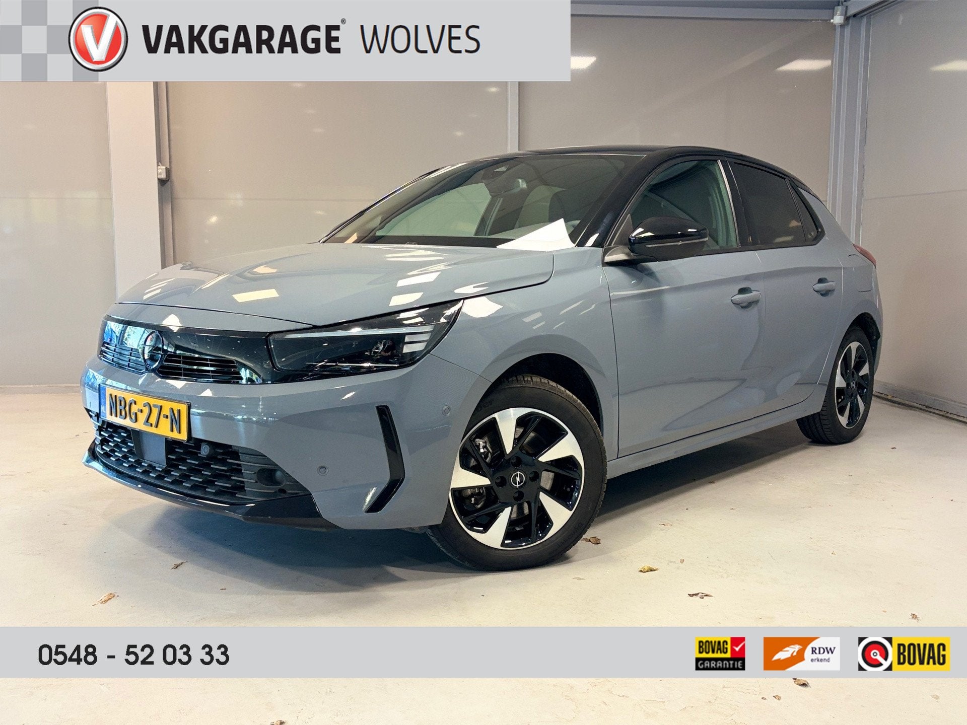 Opel Corsa Electric GS 50 kWh | CAMERA | NAVI | CAR PLAY | L, Auto's, Verwarmde buitenspiegels, 136 pk, Gebruikt, Zwart