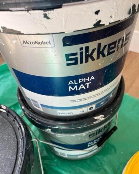 Sikkens muurverf, verschillende kleuren, Doe-het-zelf en Verbouw, Verf, Beits en Lak, Ophalen, Overige kleuren, 5 tot 10 liter