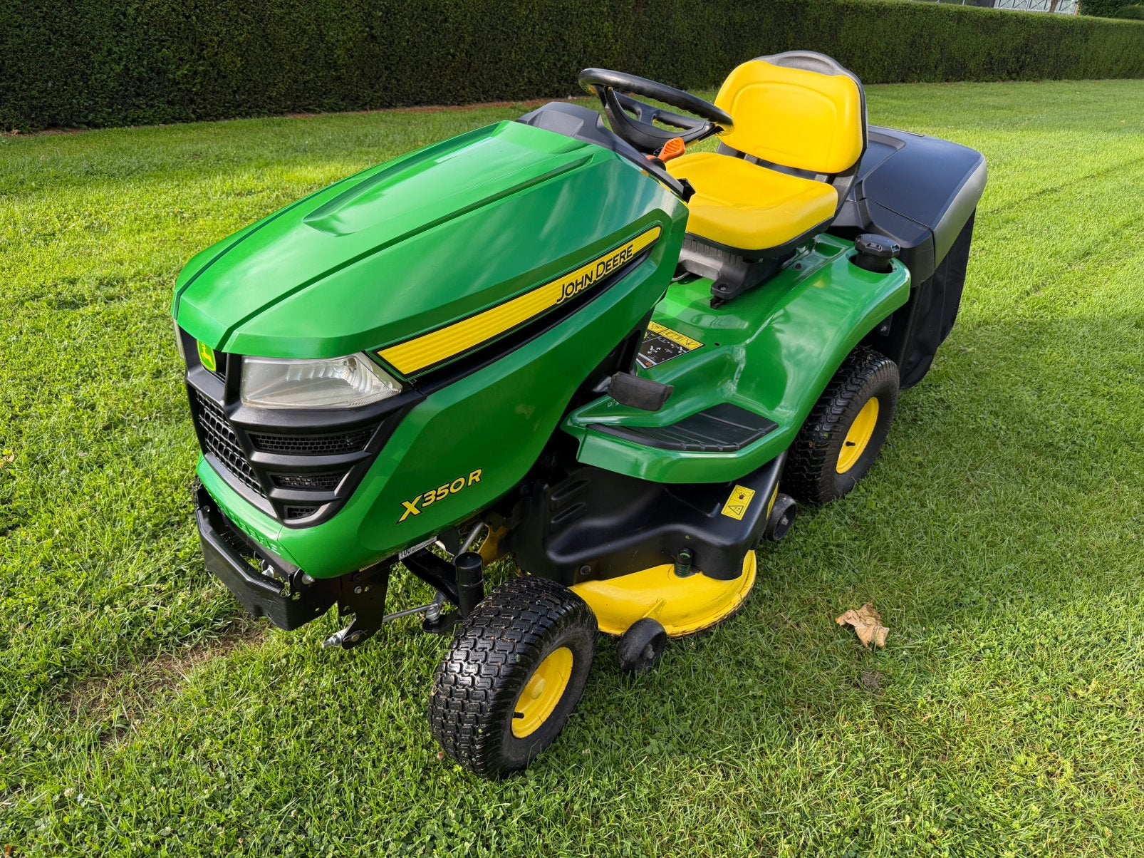 John deere X350 R met opvangbak, Ophalen of Verzenden, Zo goed als nieuw