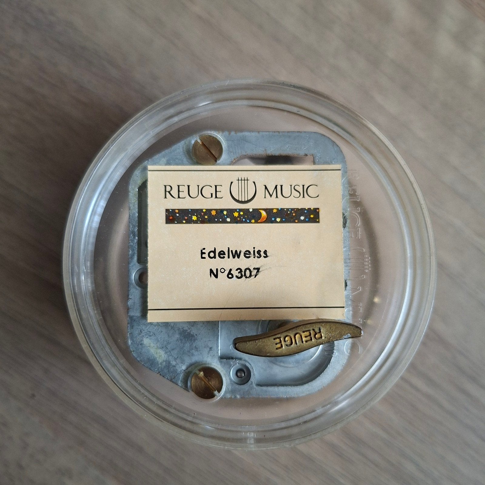Reuge Music Box "Edelweiss" - Vintage Muziekdoosje, Ophalen of Verzenden, Gebruikt