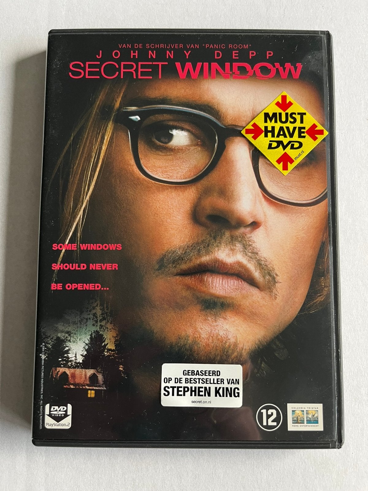 Secret Window DVD - Johnny Depp, Cd's en Dvd's, Dvd's | Thrillers en Misdaad, Gebruikt, Psychologische thriller, Vanaf 12 jaar