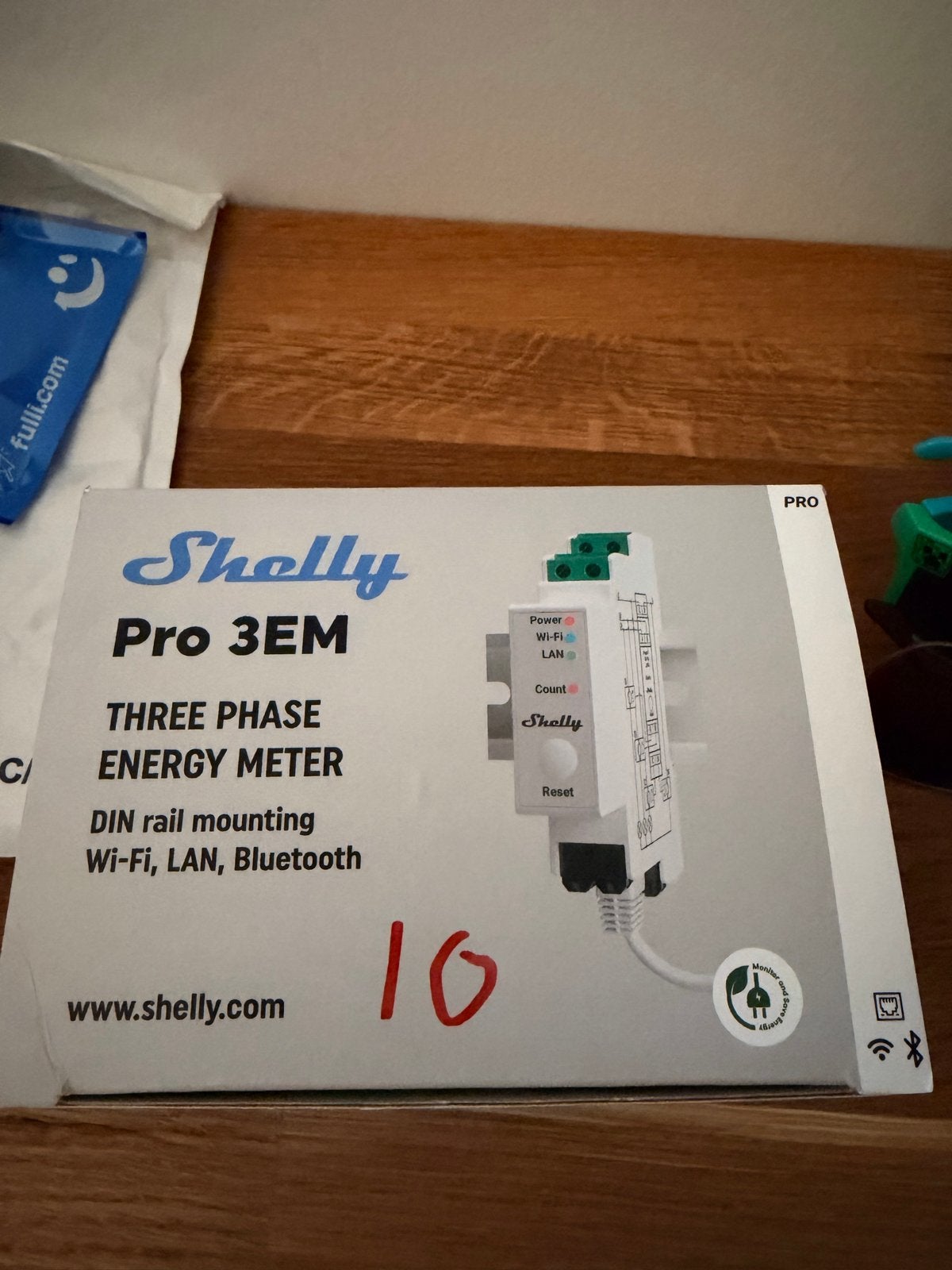 Shelly Pro 3EM - Slimme 3-fase Energiemeter (Nieuw), Ophalen of Verzenden, Nieuw, Overige merken, Overige typen