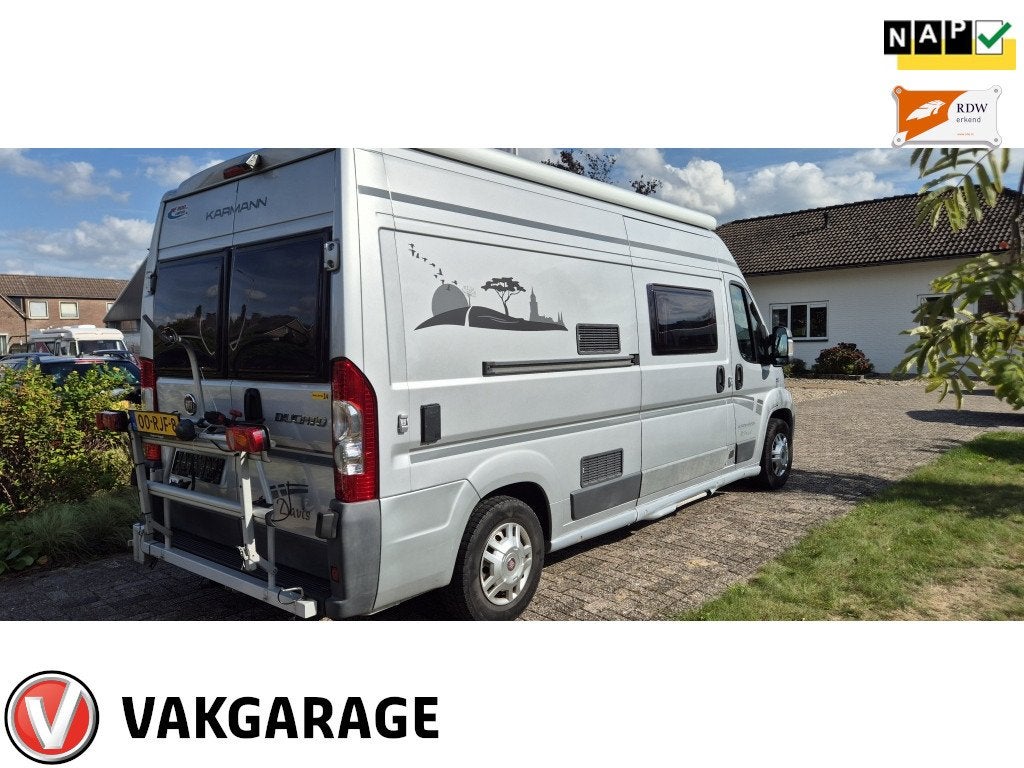 Karmann-Mobil DAVIS 590 Standaard (bj 2011), Caravans en Kamperen, Ringverwarming, Bedrijf, ABS, Elektrische ramen