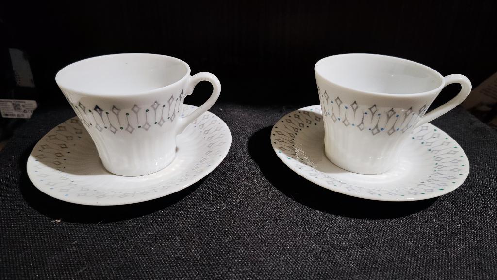 Vintage Krone Porzellan Kop en Schotel Set, Verzenden