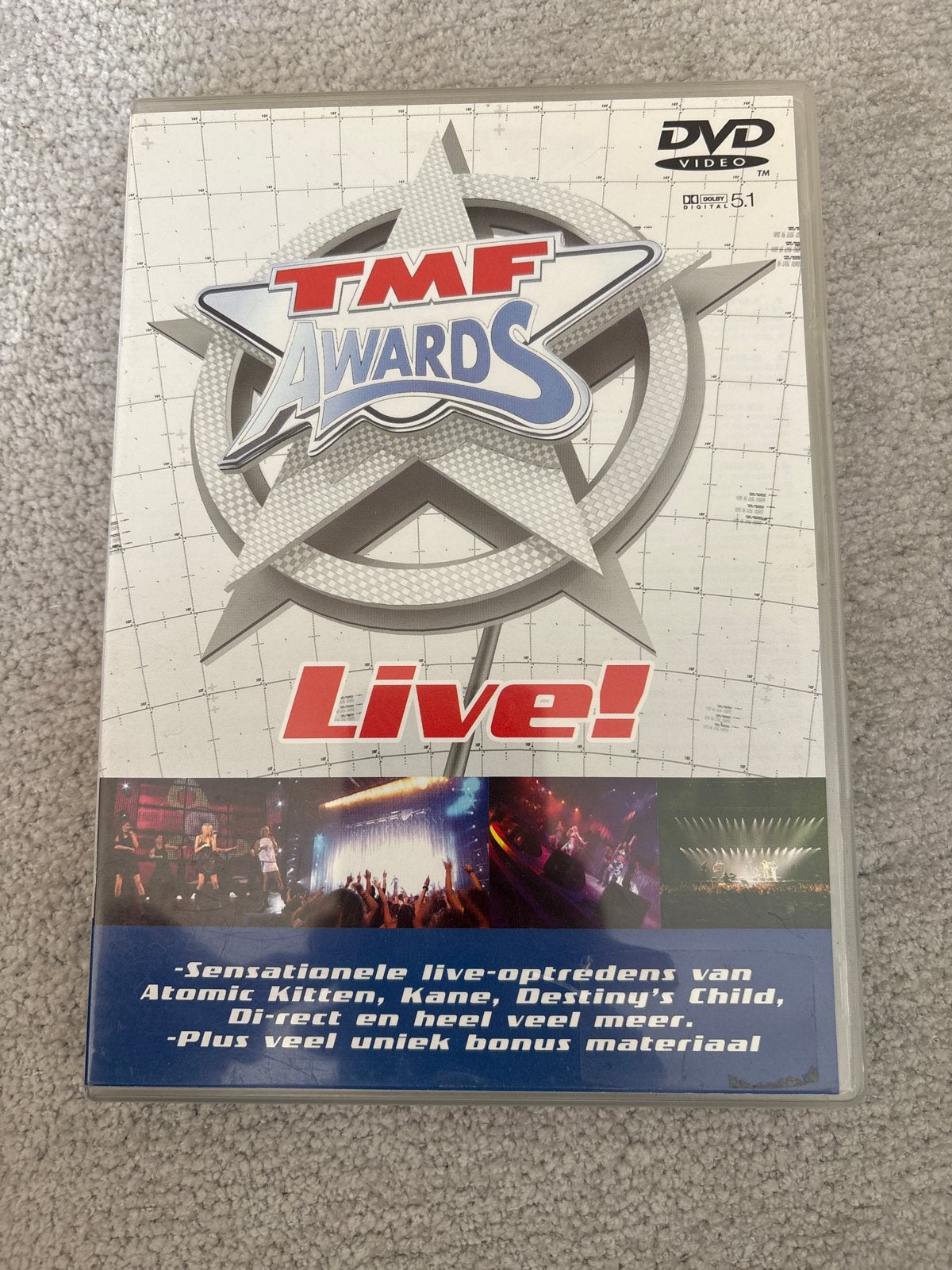 TMF Awards Live! DVD - Sensatie live-optredens, Alle leeftijden, Ophalen of Verzenden, Zo goed als nieuw, Concert