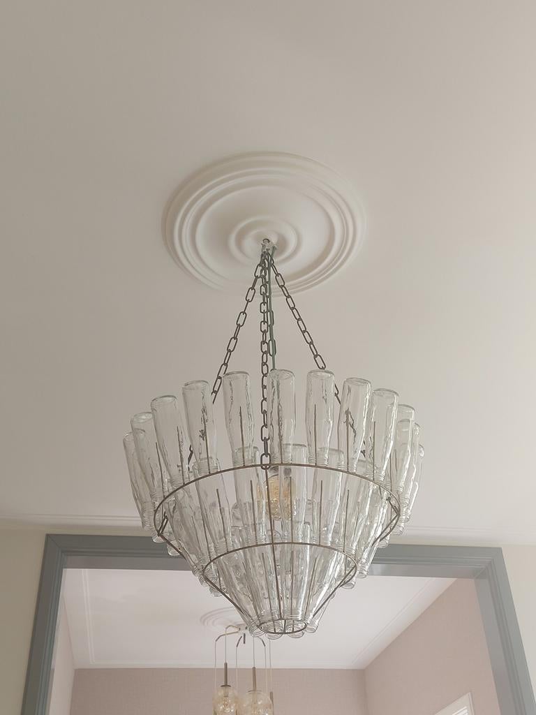 Leitmotiv flessenlamp kroonluchter, Huis en Inrichting, Ophalen