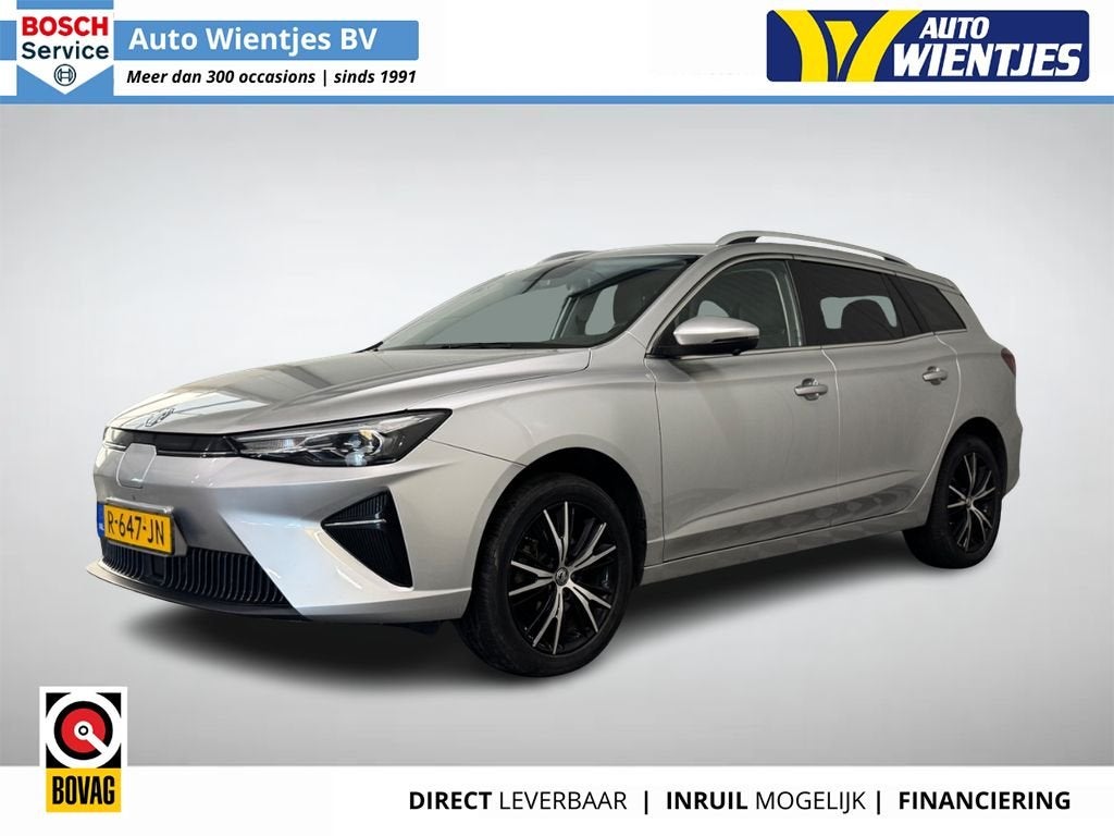 MG MG5 Electric Standard Range Luxury 50kWh SOH 84% | Leer |, Auto's, MG, Gebruikt, 310 km, 177 pk, Zilver of Grijs