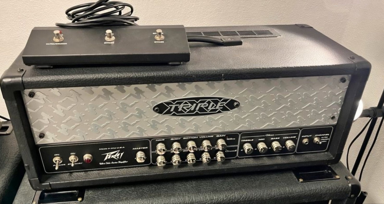 Peavey Triple X - Zo goed als nieuw, nieuwe buizen, Muziek en Instrumenten, Ophalen, Zo goed als nieuw, Gitaar, 100 watt of meer