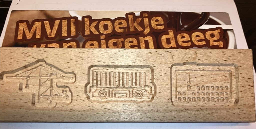 MVII KOEKJE BAKKEN van Eigen Deeg Plank NIEUW APM Terminals, Ophalen