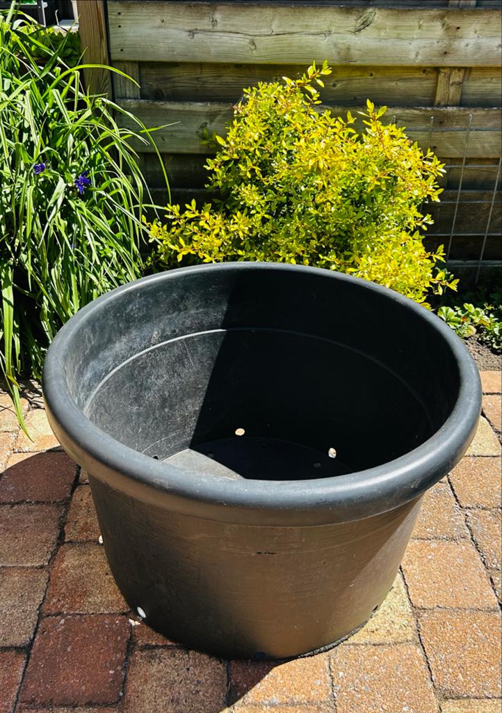 Grote plantenbak voor buiten - Ø 65 cm, H 40 cm, Ophalen, Kunststof, Gebruikt, Minder dan 60 cm