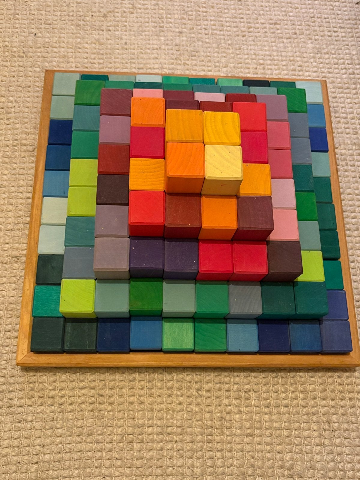 Grimm's Grote Piramide - Houten Blokken Set, Overige merken, Gebruikt, Grimms, Grimms