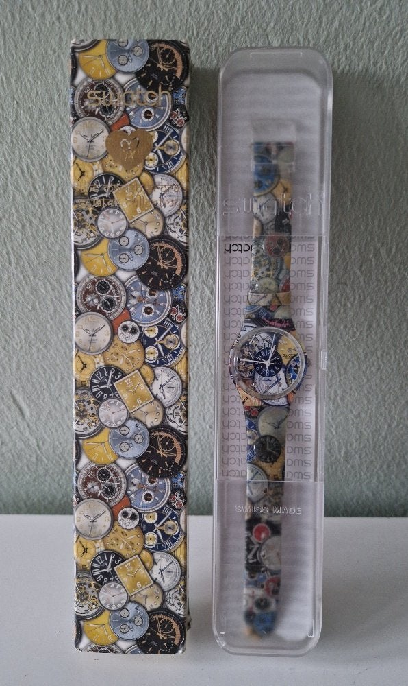 Swatch all over watch, Verzenden, Zo goed als nieuw