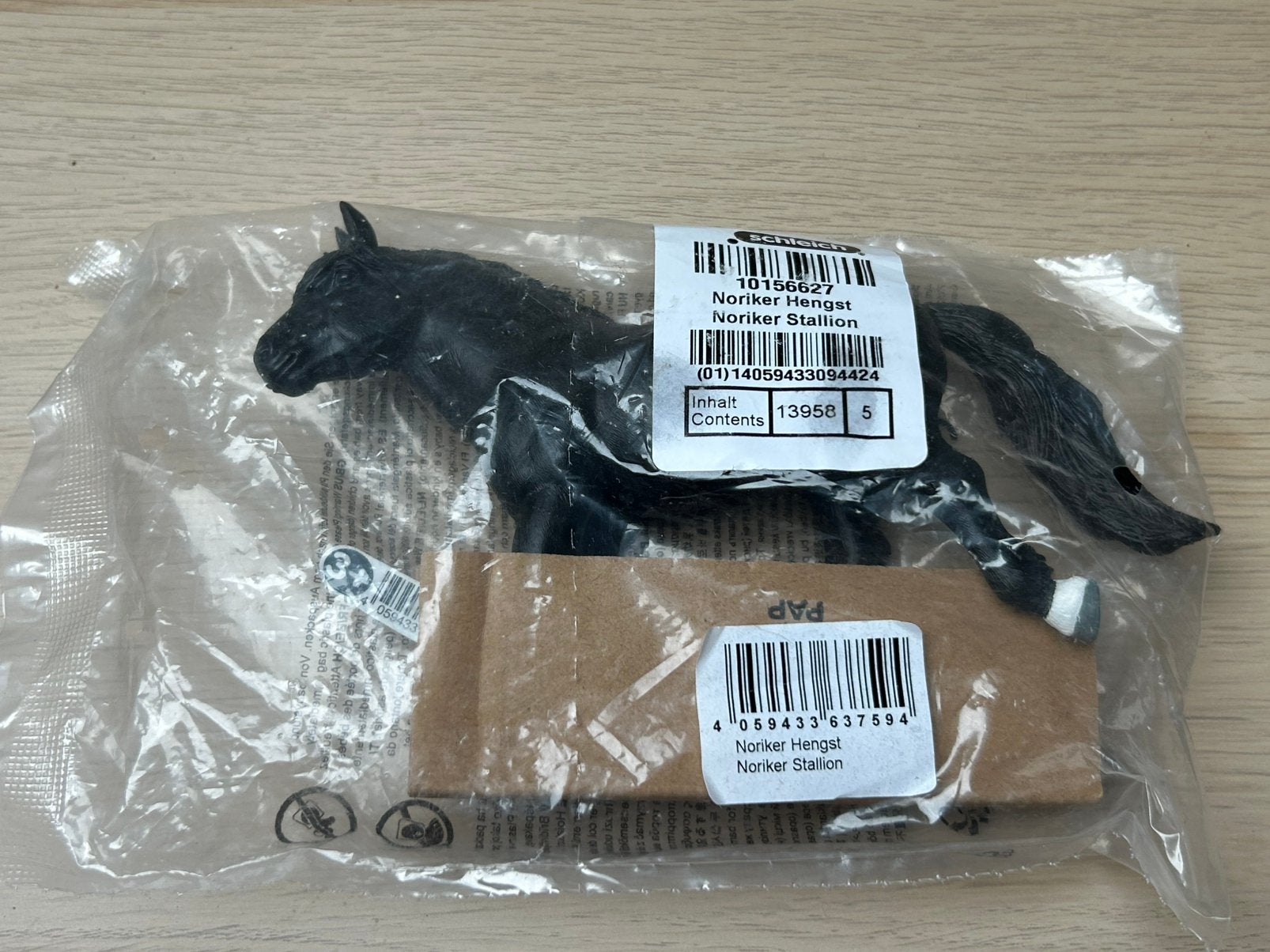 Schleich noriker hengst, Ophalen of Verzenden, Zo goed als nieuw, Paard, Beeldje of Figuurtje