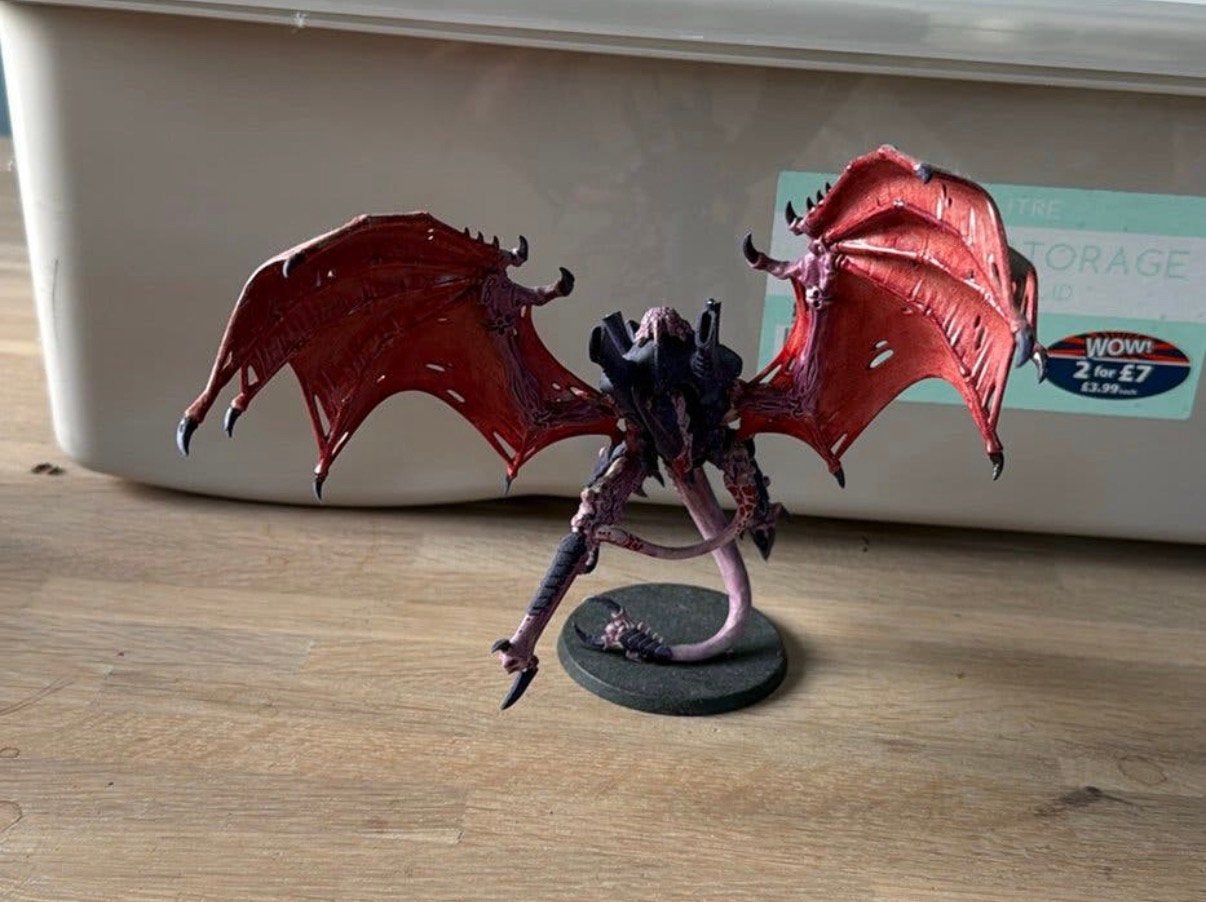 Warhammer 40k - Tyranids Hive Tyrant, Hobby en Vrije tijd, Ophalen of Verzenden, Zo goed als nieuw, Warhammer