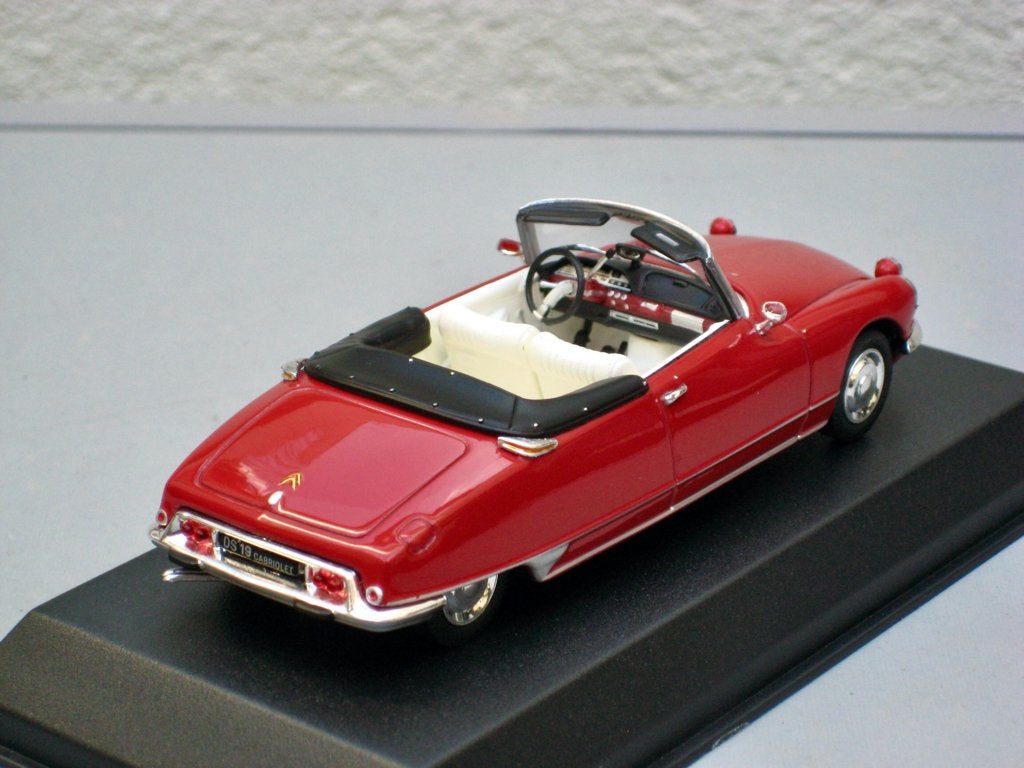 Citroen DS 19 cabriolet 1965 rood Norev 1:43, Ophalen of Verzenden, Nieuw, Auto, Norev