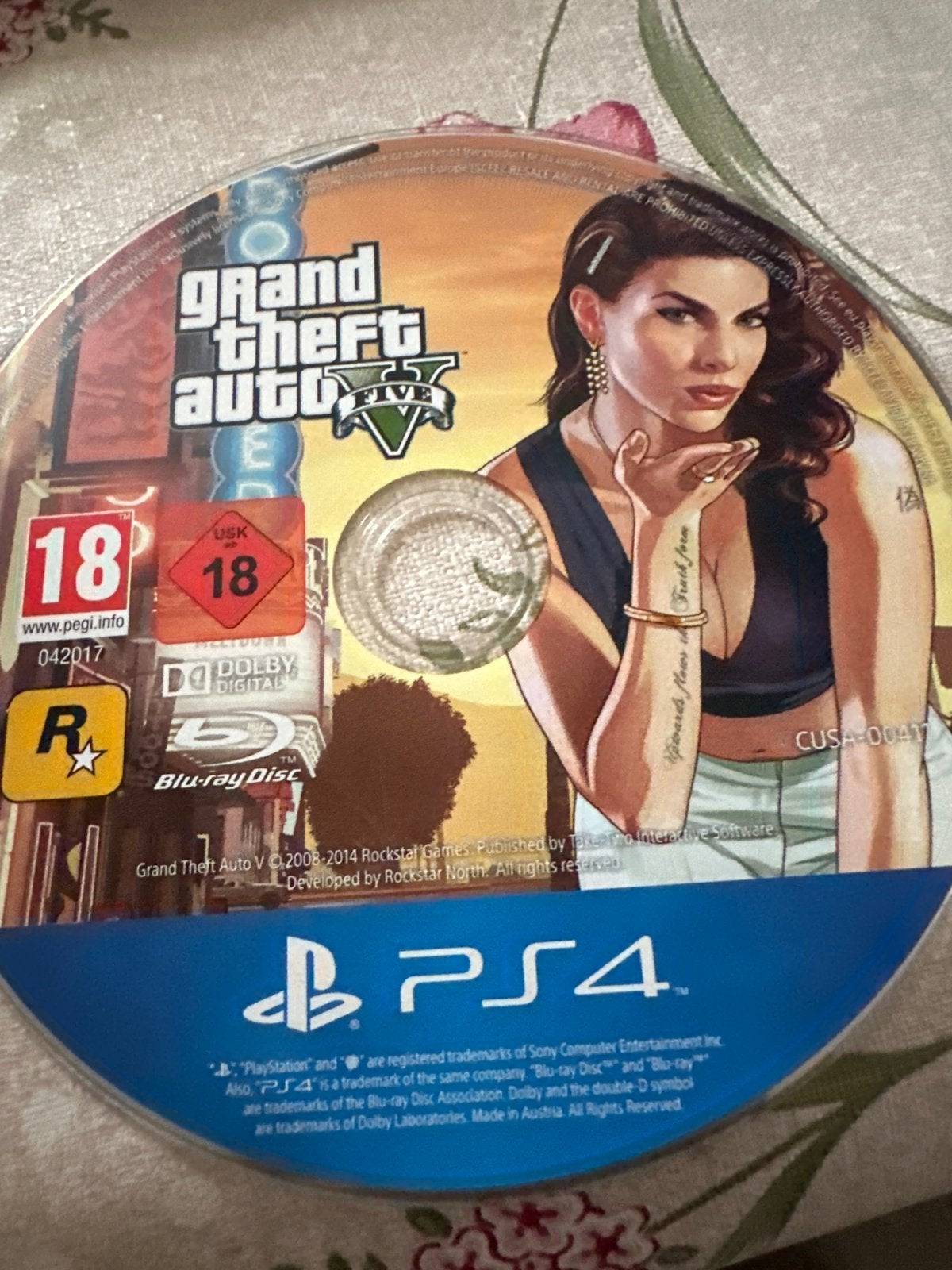 Grand Theft Auto V (GTA 5) PS4 - Zo goed als nieuw, Spelcomputers en Games, Games | Sony PlayStation 4, Avontuur en Actie, Online