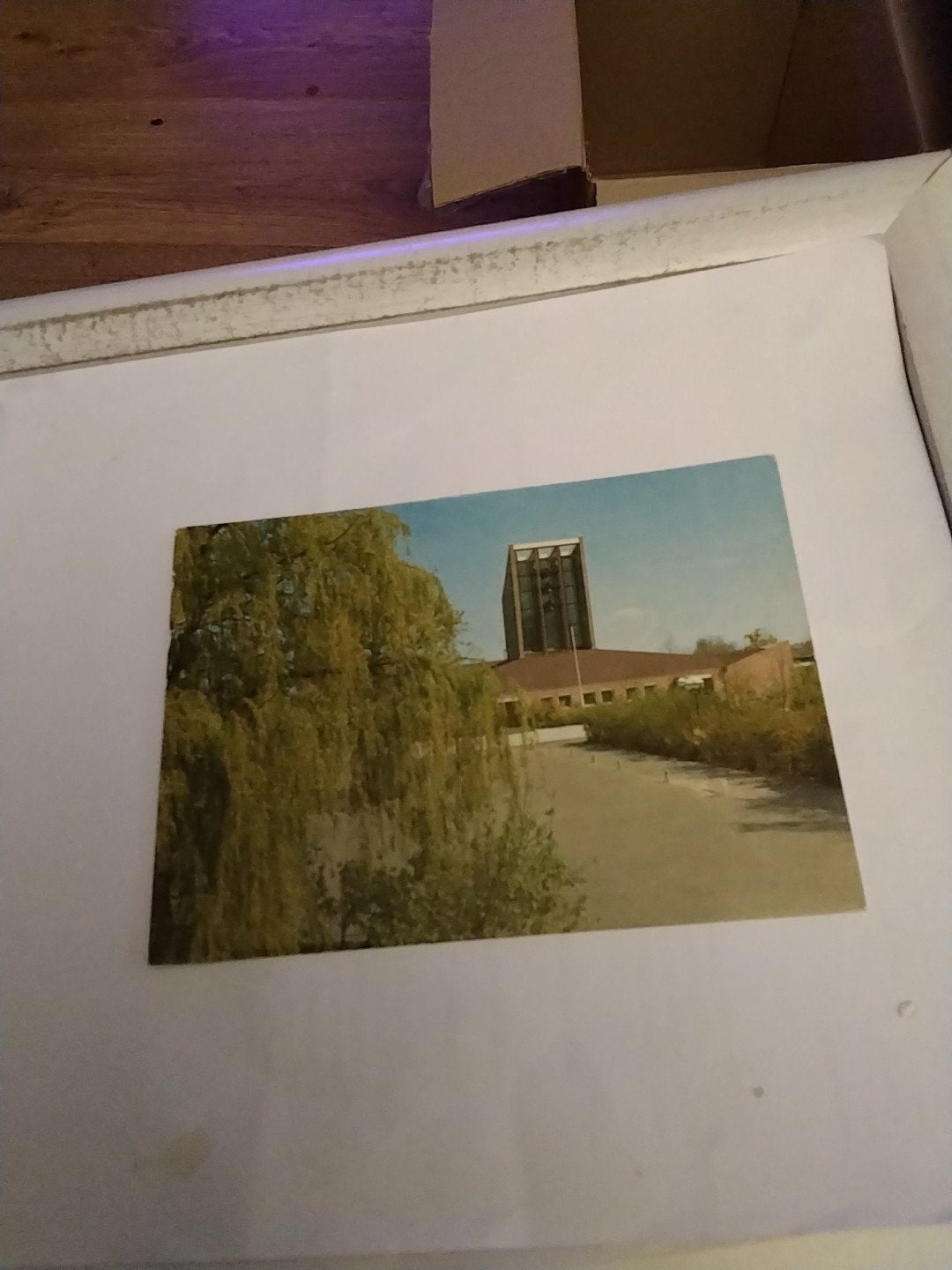 Ansichtkaart De Kwakel R.K. Kerk - Vintage, Verzamelen, Ophalen of Verzenden