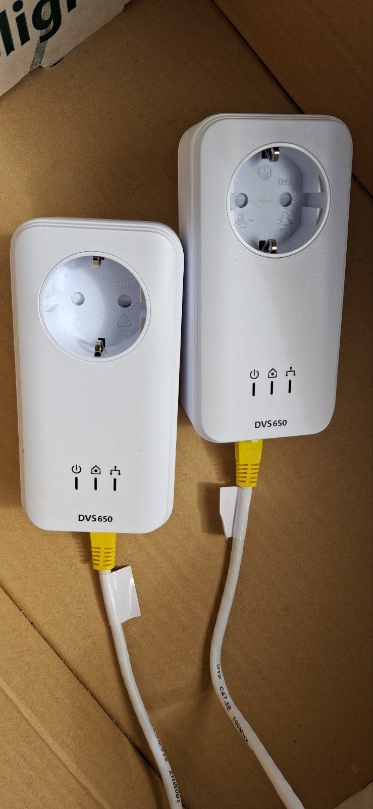 Devolo DVS650 Powerline Adapters (2 stuks), Computers en Software, Ophalen of Verzenden