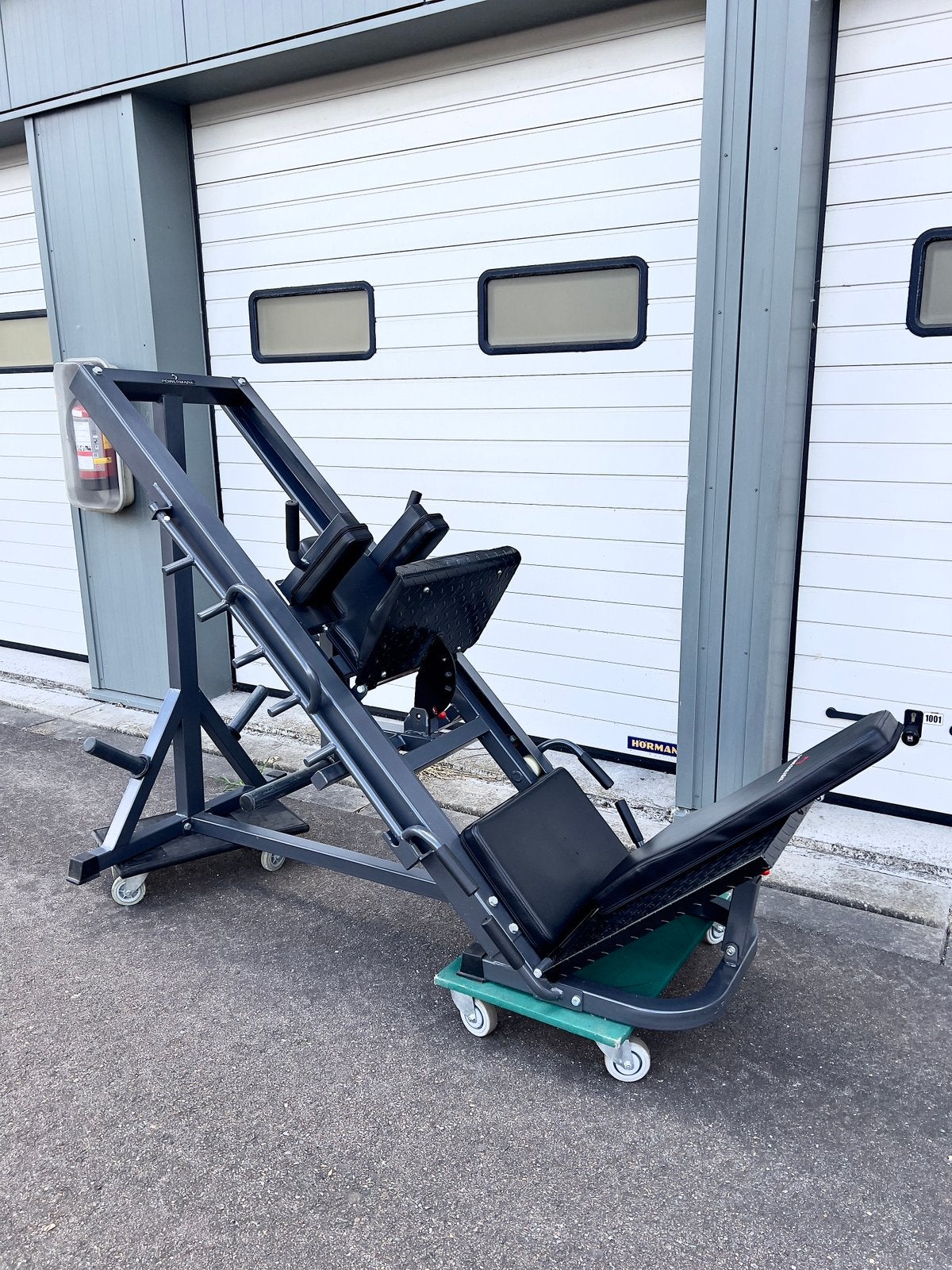 Leg press/Hack Squat Plate Loaded Fitness, Ophalen, Zo goed als nieuw, Benen, Overige typen