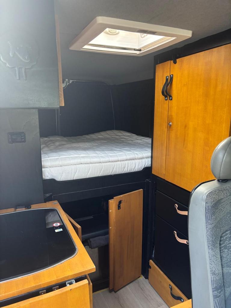 Camper matras 180x140cm met lattenbodem, Ophalen of Verzenden, Gebruikt