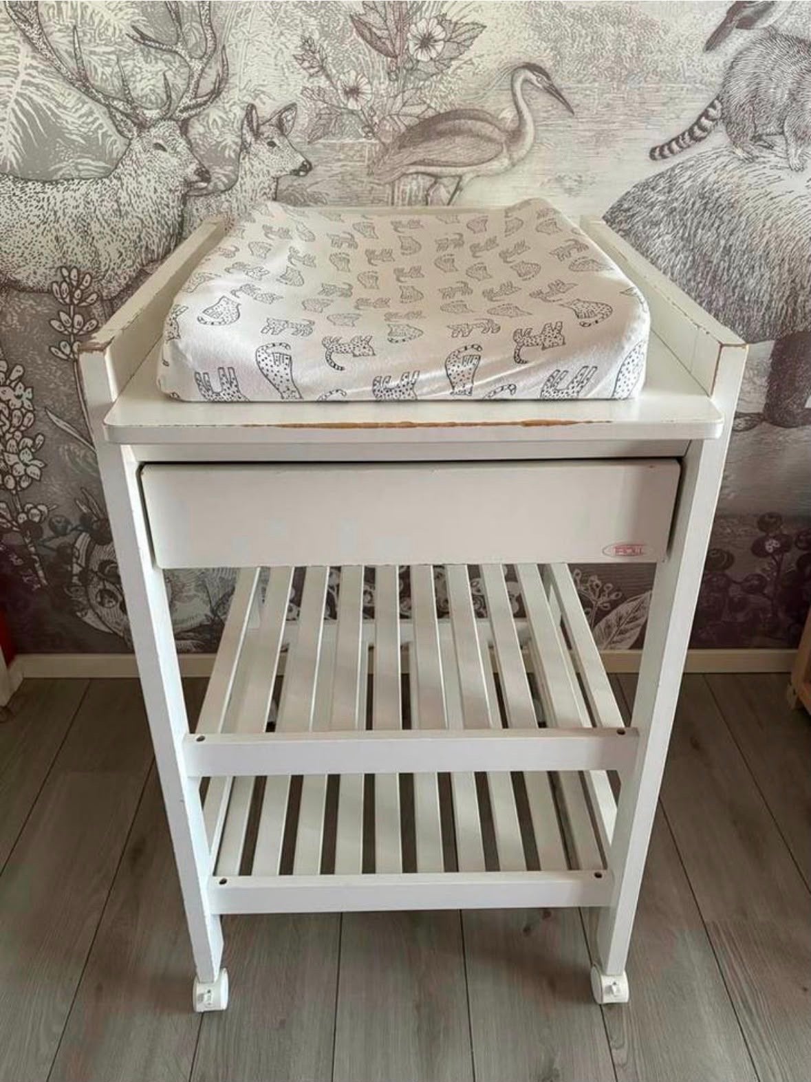 Troll verrijdbare commode met lade en opbergruimte, Ophalen, Gebruikt, 50 tot 70 cm, 75 tot 100 cm