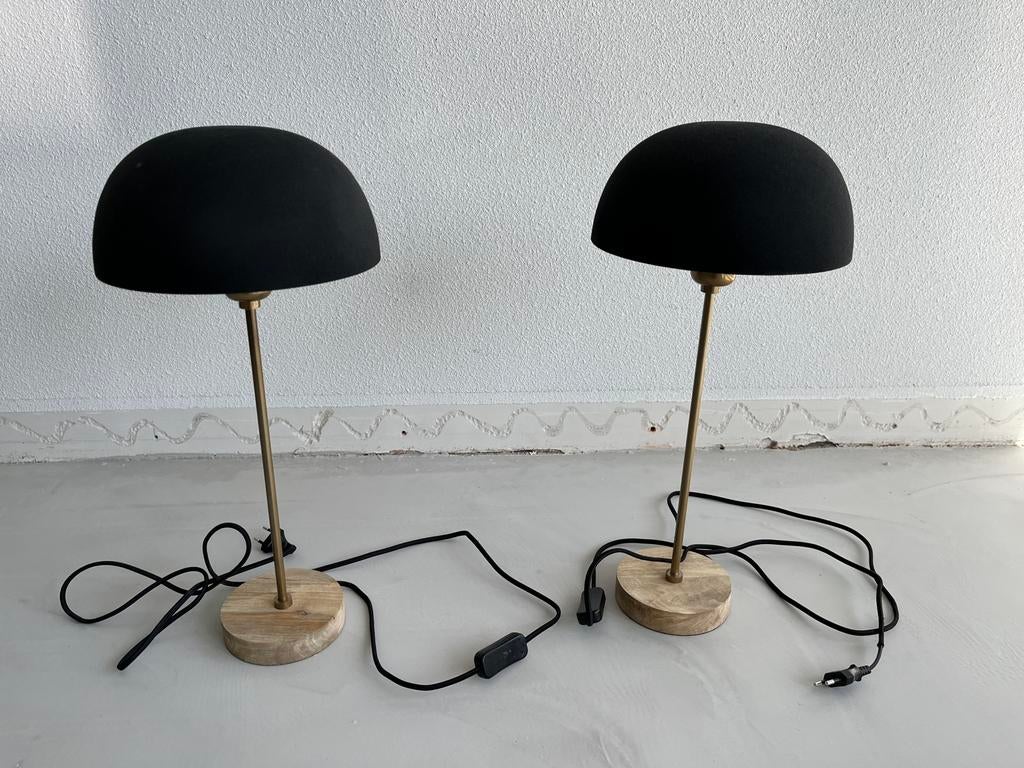 Riverdale Bryce tafel lamp 53 cm, Ophalen, Gebruikt, Metaal, 50 tot 75 cm