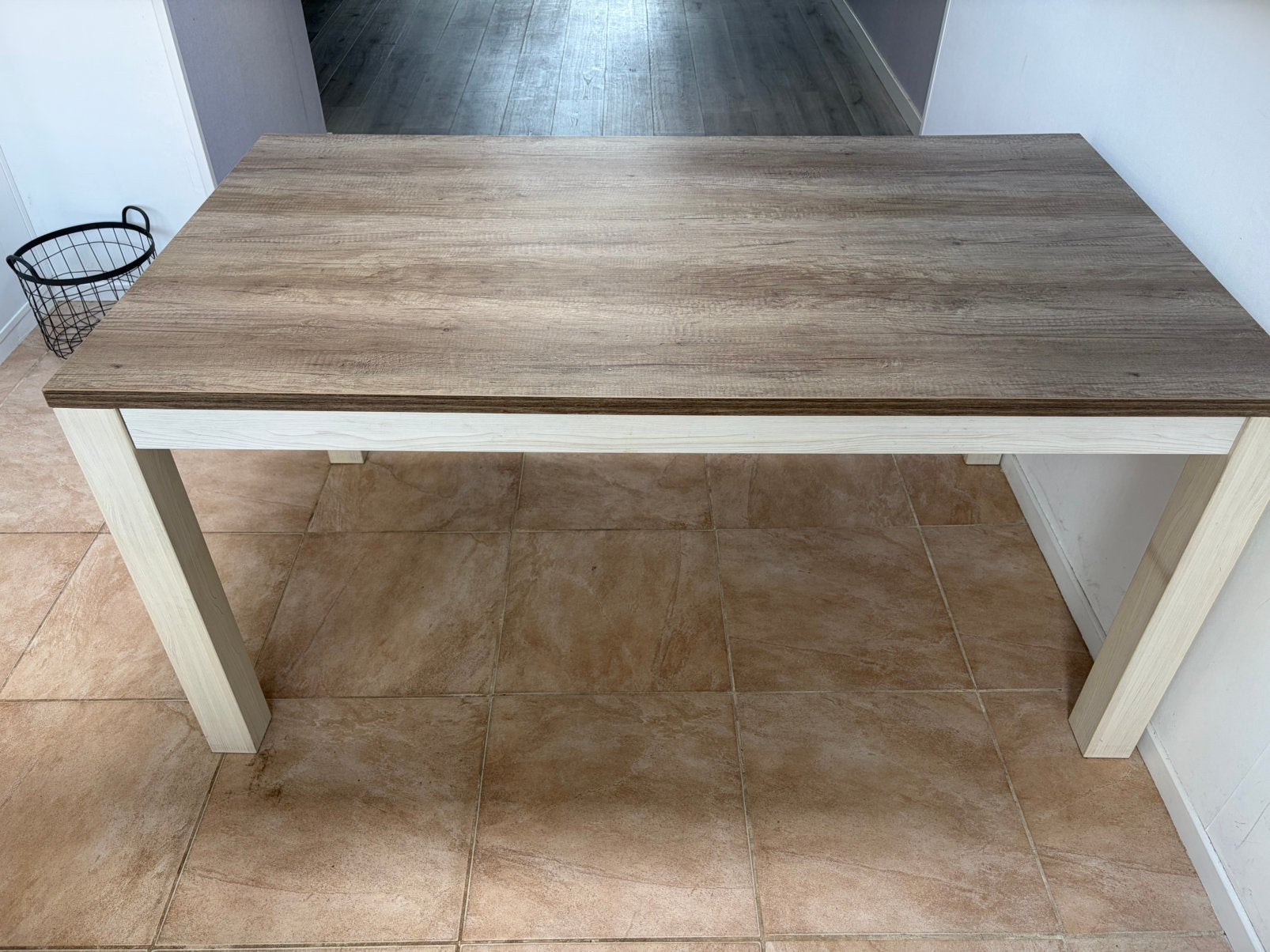 Eettafel, Huis en Inrichting, Tafels | Eettafels, Ophalen, 50 tot 100 cm, Vijf personen of meer, 150 tot 200 cm