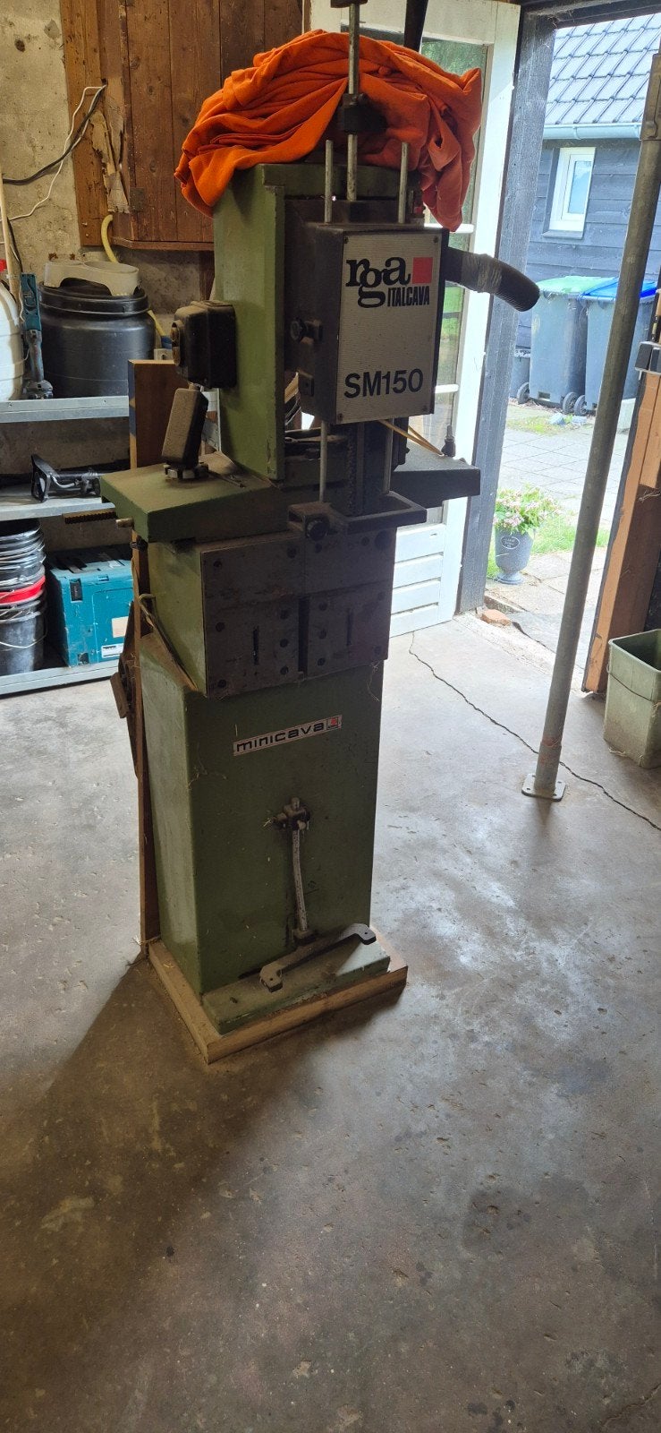 Italcava SM150 Miniaval Pen- en Gatsteekmachine kettingfrees, Zakelijke goederen, Ophalen