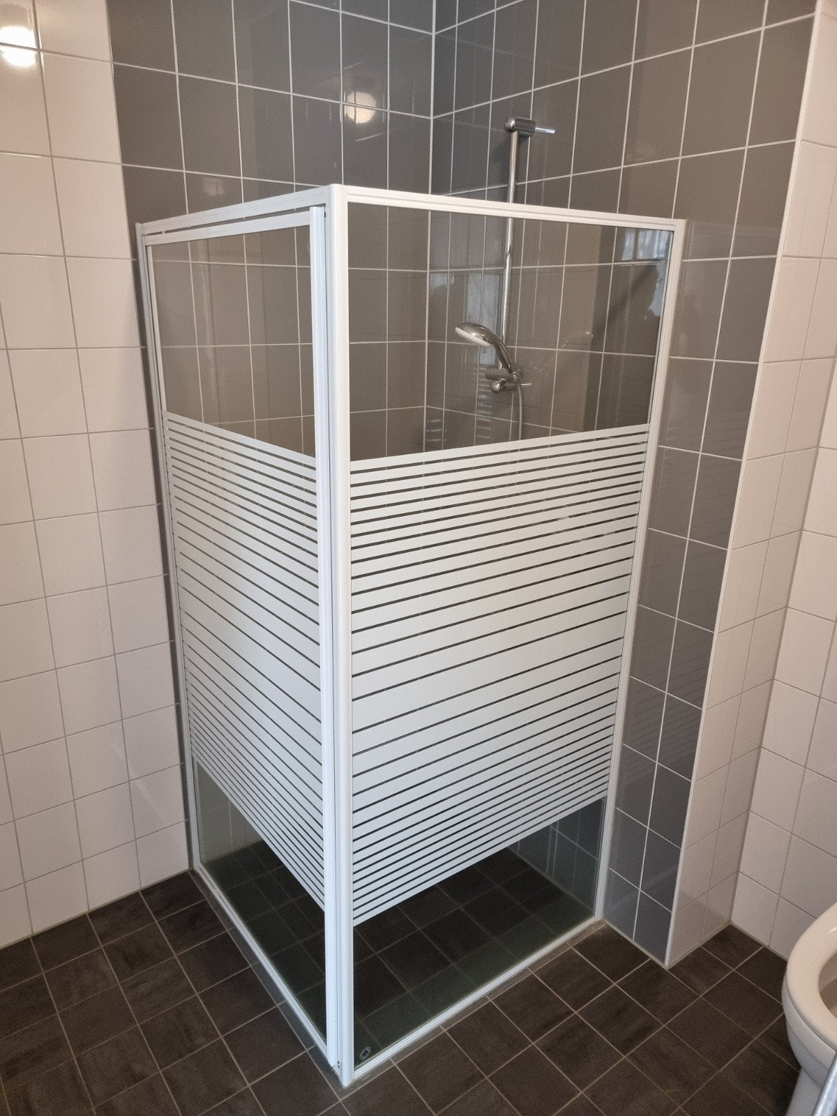 Douchecabine met draaideur - 80x80x185cm, Ophalen, Zo goed als nieuw, Met douche