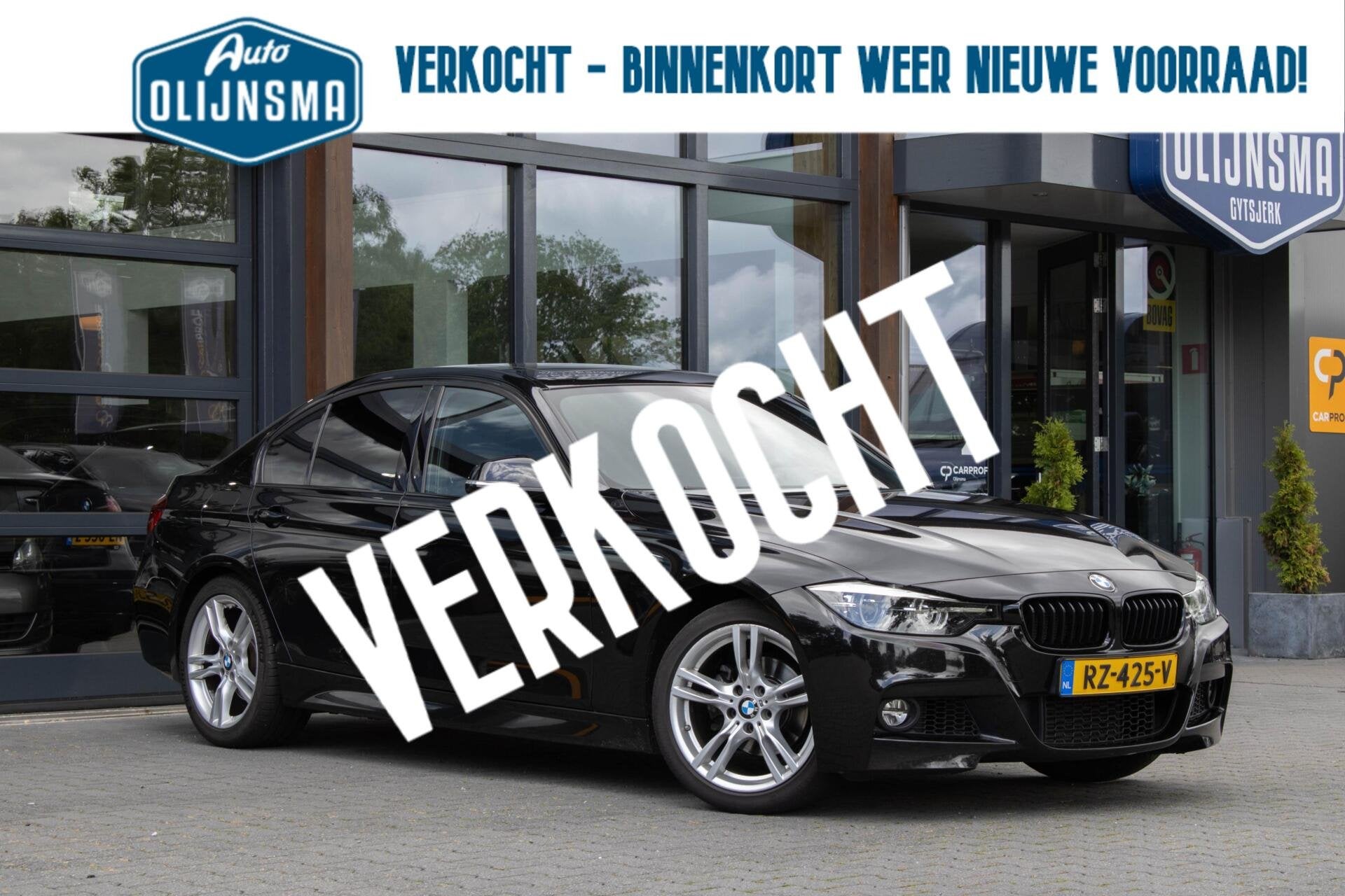 BMW 3-serie 318i Edition M Sport Shadow Executive|Pano|Trekh, Auto's, Automaat, Gebruikt, Met garantie (alle), Zwart