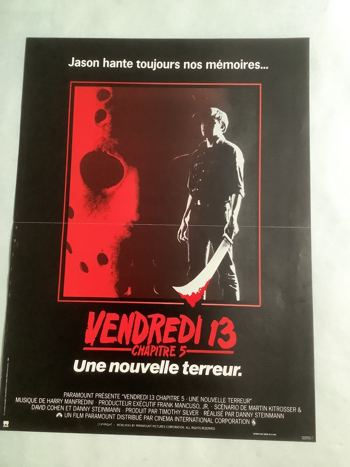 FRIDAY 13 TH   Filmposter   40-53 cm, Verzenden, Zo goed als nieuw, A1 t/m A3, Film en Tv