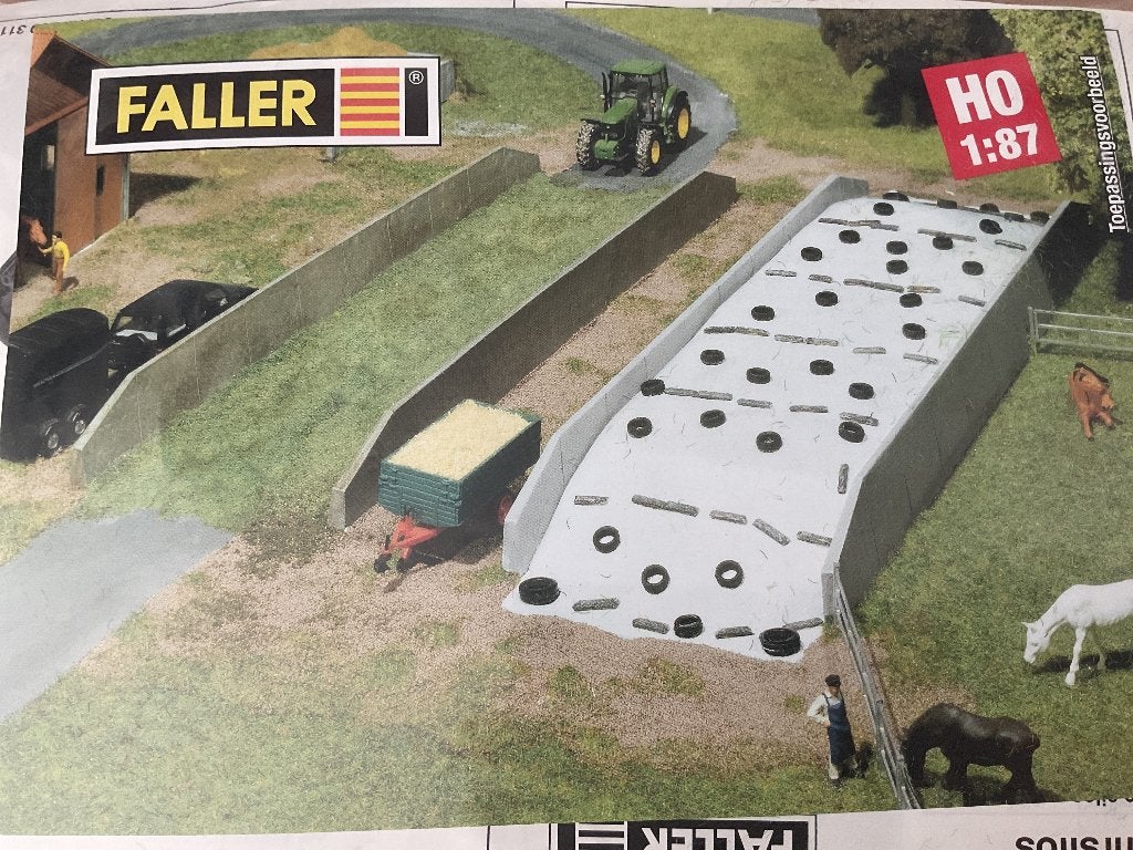 Faller inkuil bunkers, Overige merken, Gelijkstroom of Wisselstroom, Brug, Tunnel of Gebouw, Nieuw