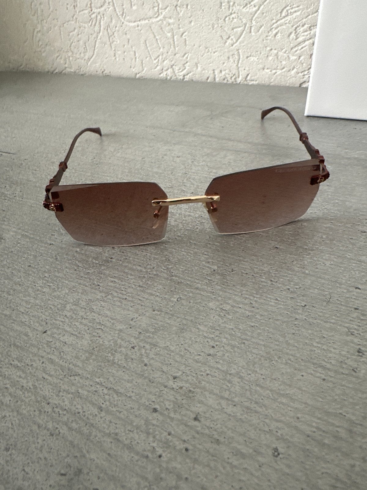 Chrome hearts zonne bril, Overige merken, Zonnebril, Bruin, Ophalen of Verzenden
