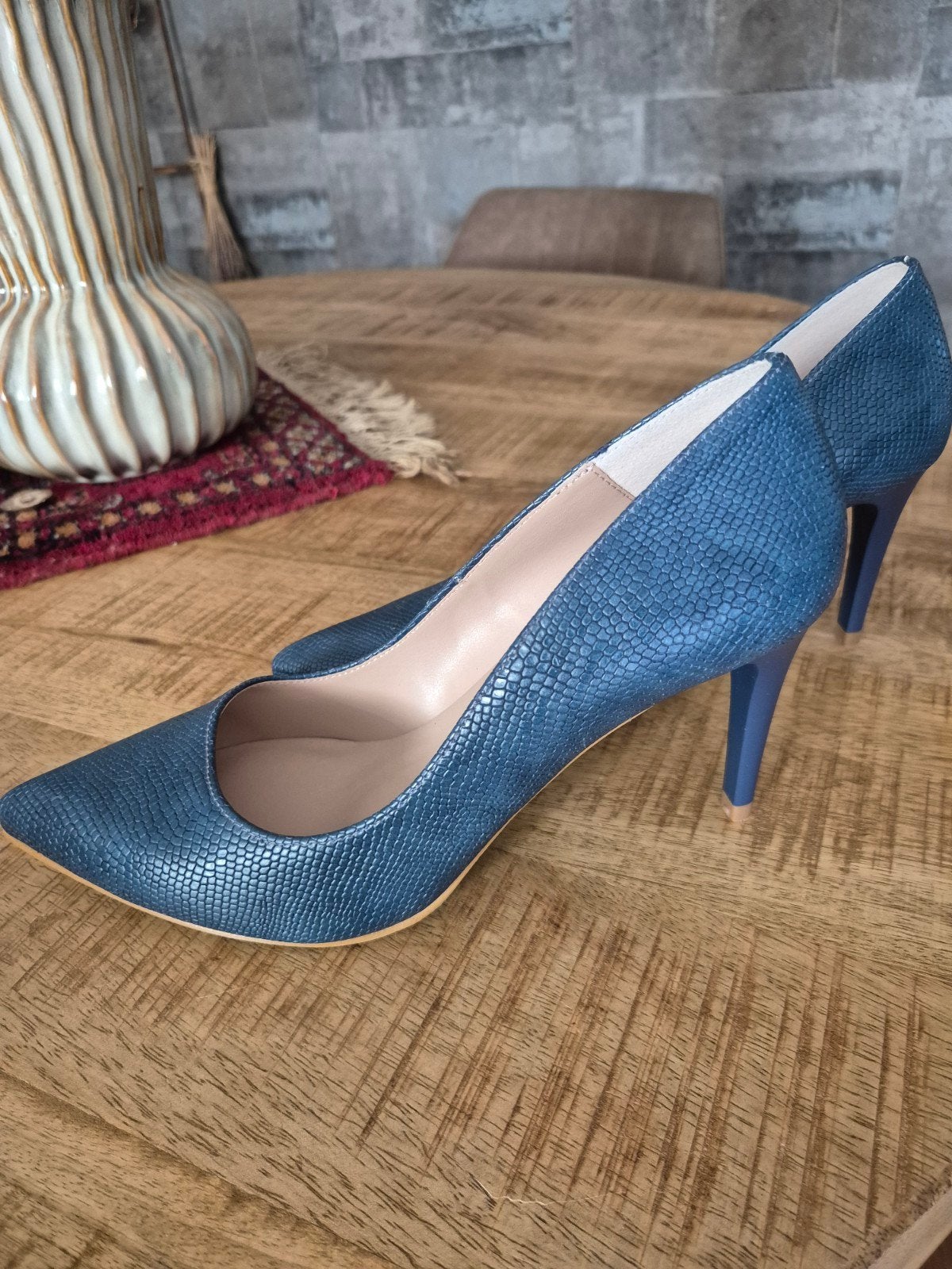 nieuwe blauwe pumps, Ophalen, Pumps, Blauw, Nieuw