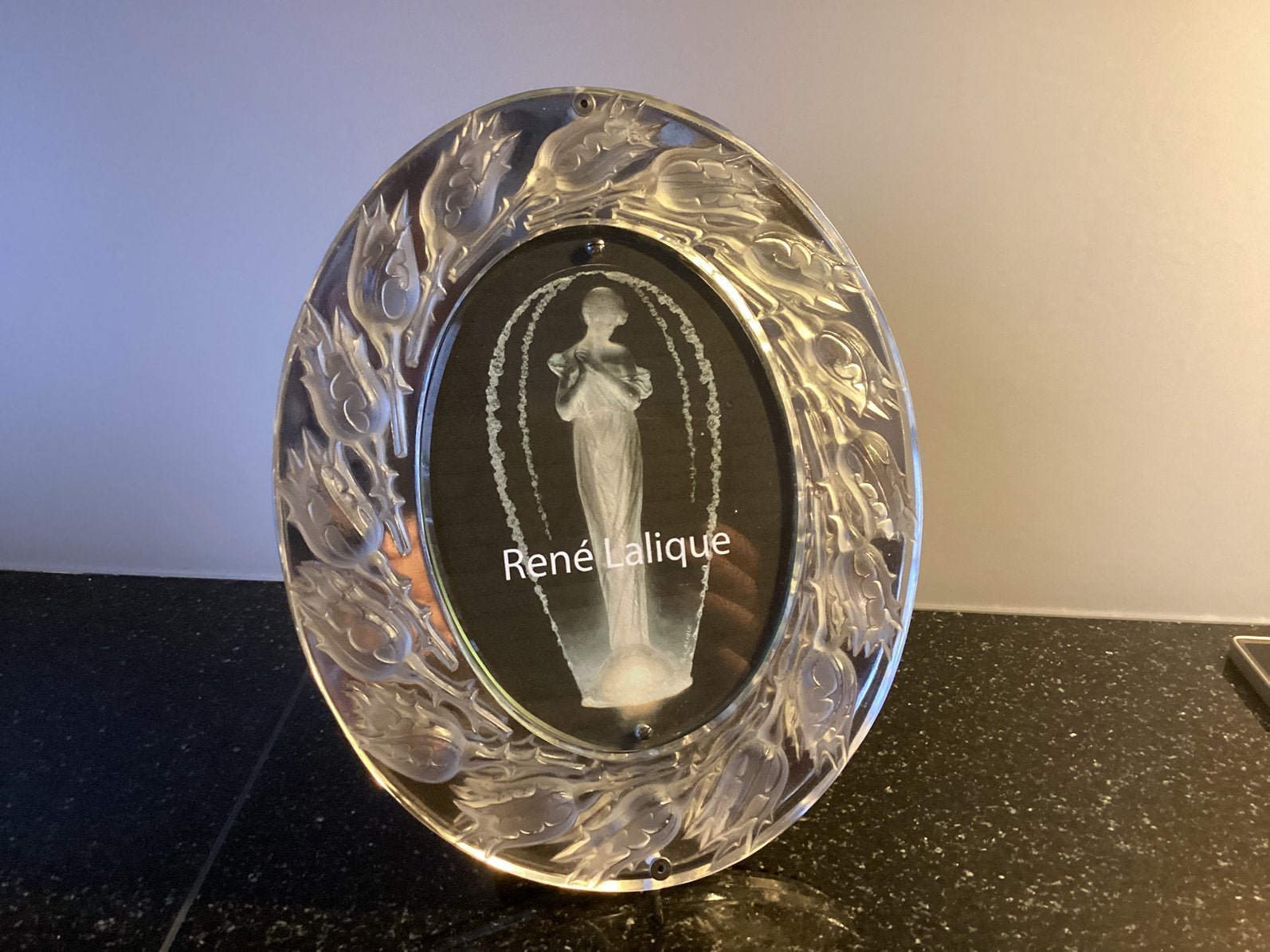 Prachtige fotolijst Lalique., Ophalen of Verzenden