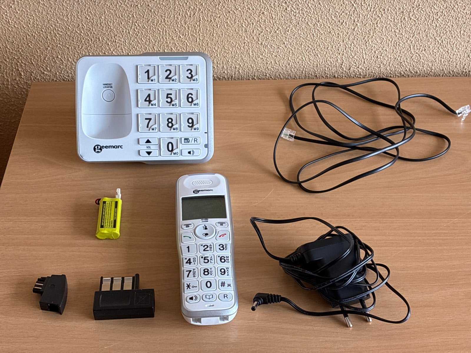 Geemarc seniorentelefoon met grote toetsen en handset, Ophalen of Verzenden, Nieuw, 1 handset