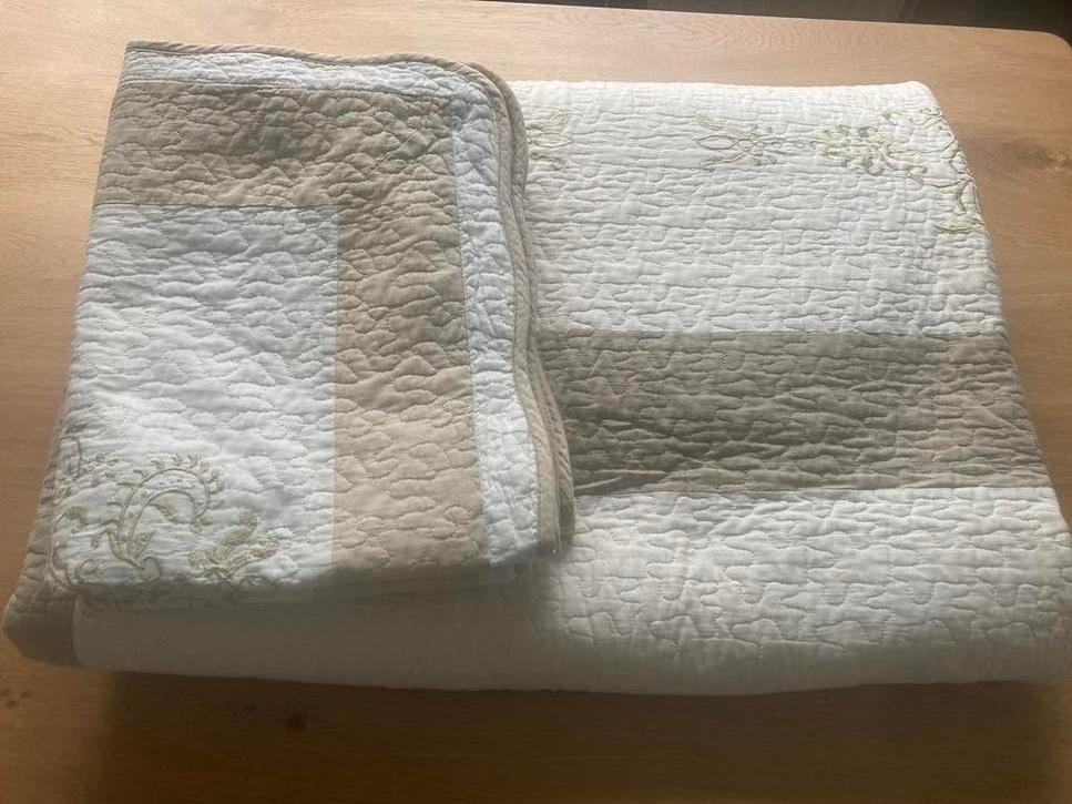 Sprei voor tweepersoonsbed met twee kussenslopen, Ophalen, Gebruikt, Tweepersoons, Overige typen