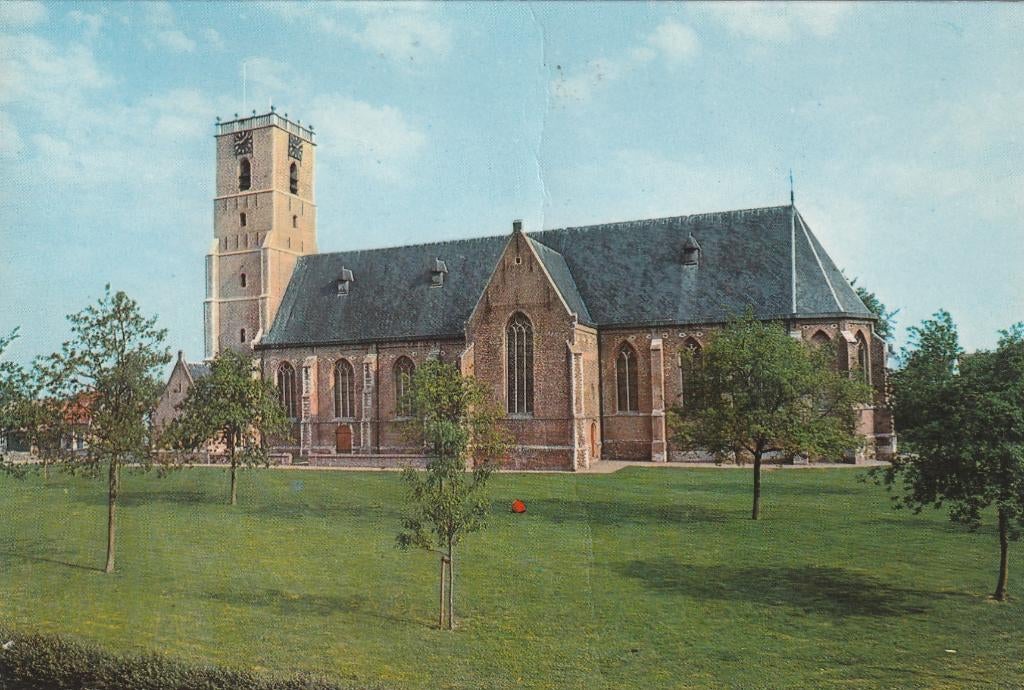 MIDDELHARNIS Ned. Herv. Kerk, Verzamelen, Ansichtkaarten | Nederland, Verzenden, 1960 tot 1980, Gelopen, Zuid-Holland
